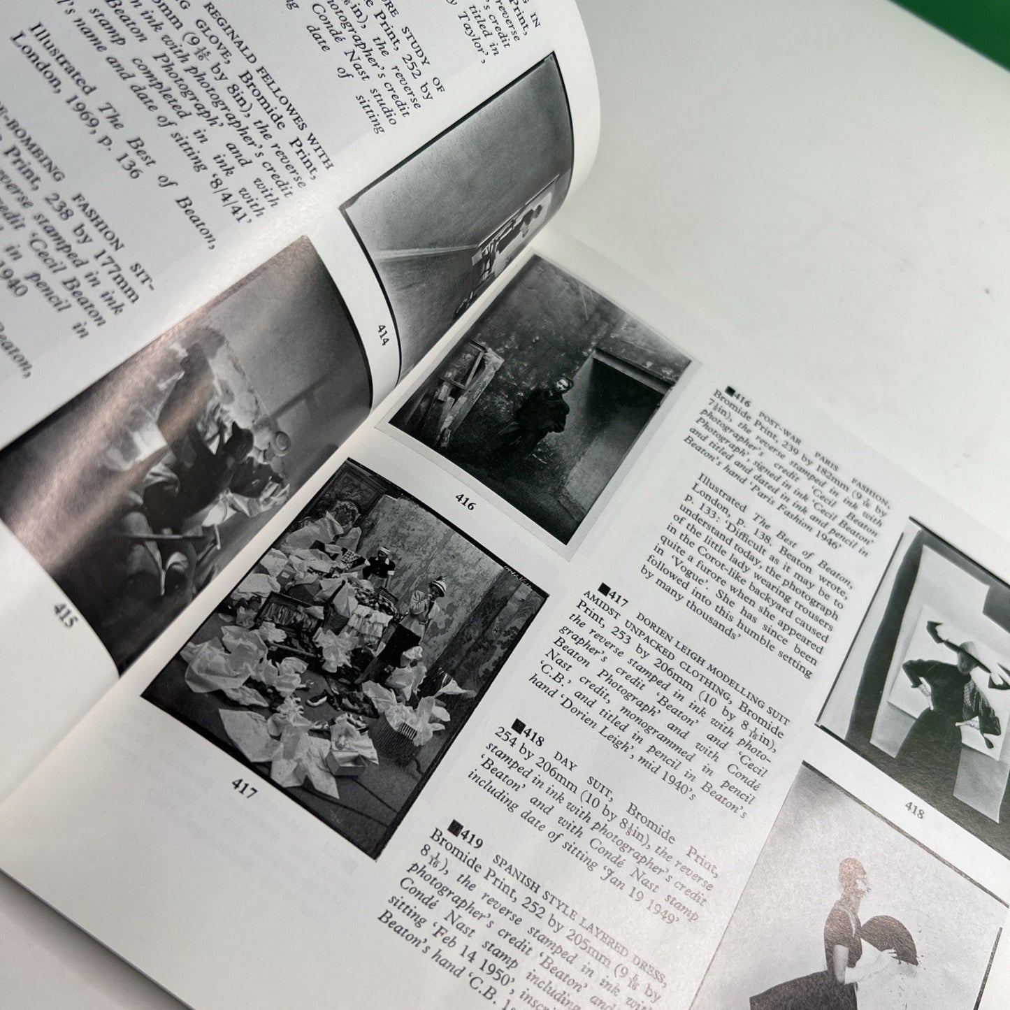 RARE - SOTHEBY'S Photographs from the Beaton Studio Auction Catalog 1978