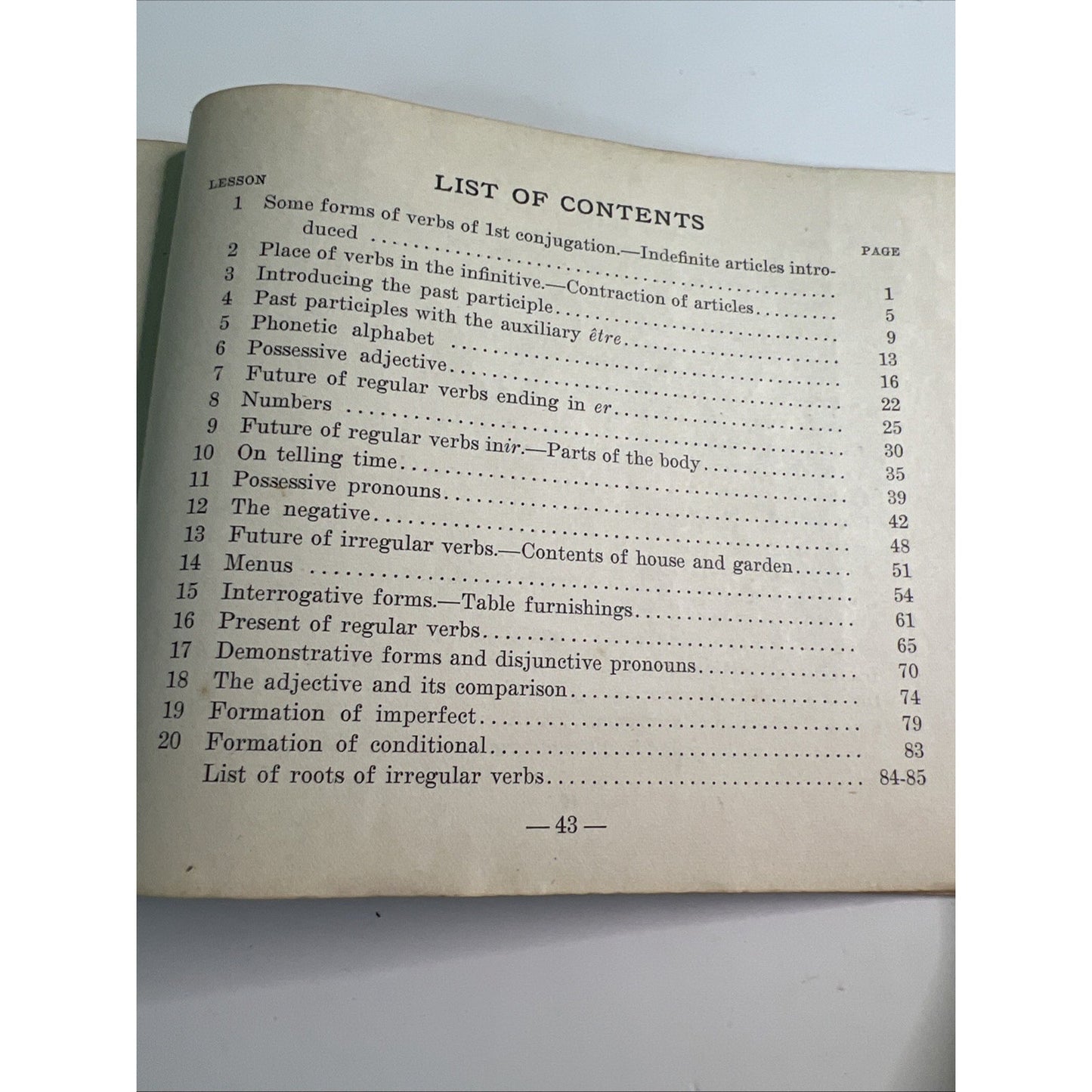 Antique Vintage 1917 French Primer La Methode Tournier Premier Livre PB