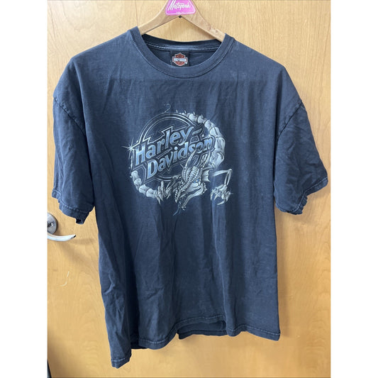 Vintage Harley Davidson Motorcycles Steel Dragon Shirt Size XL Huntsville AL