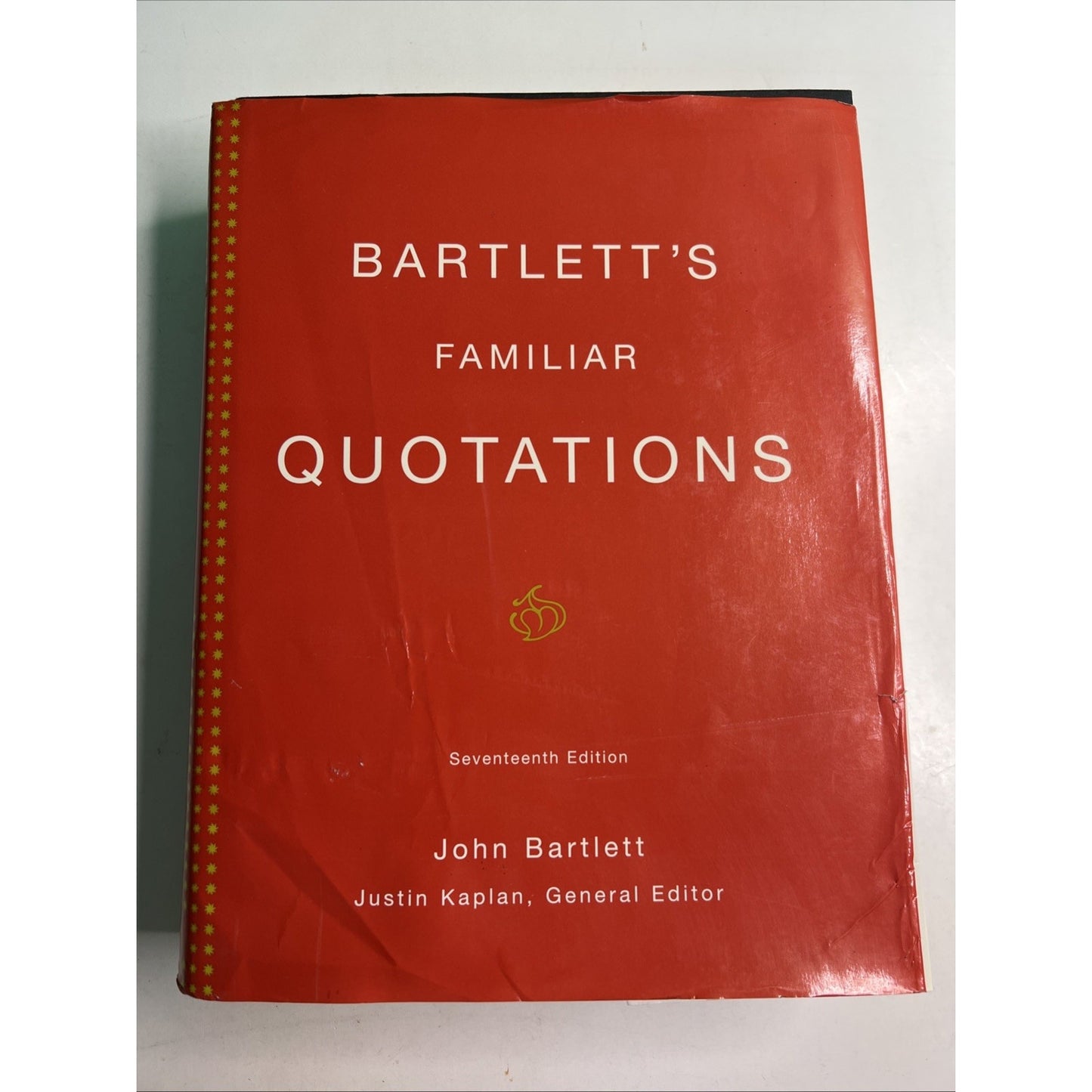 Bartlett's Familiar Quotations by Justin Kaplan and John Bartlett 2092 HC DJ