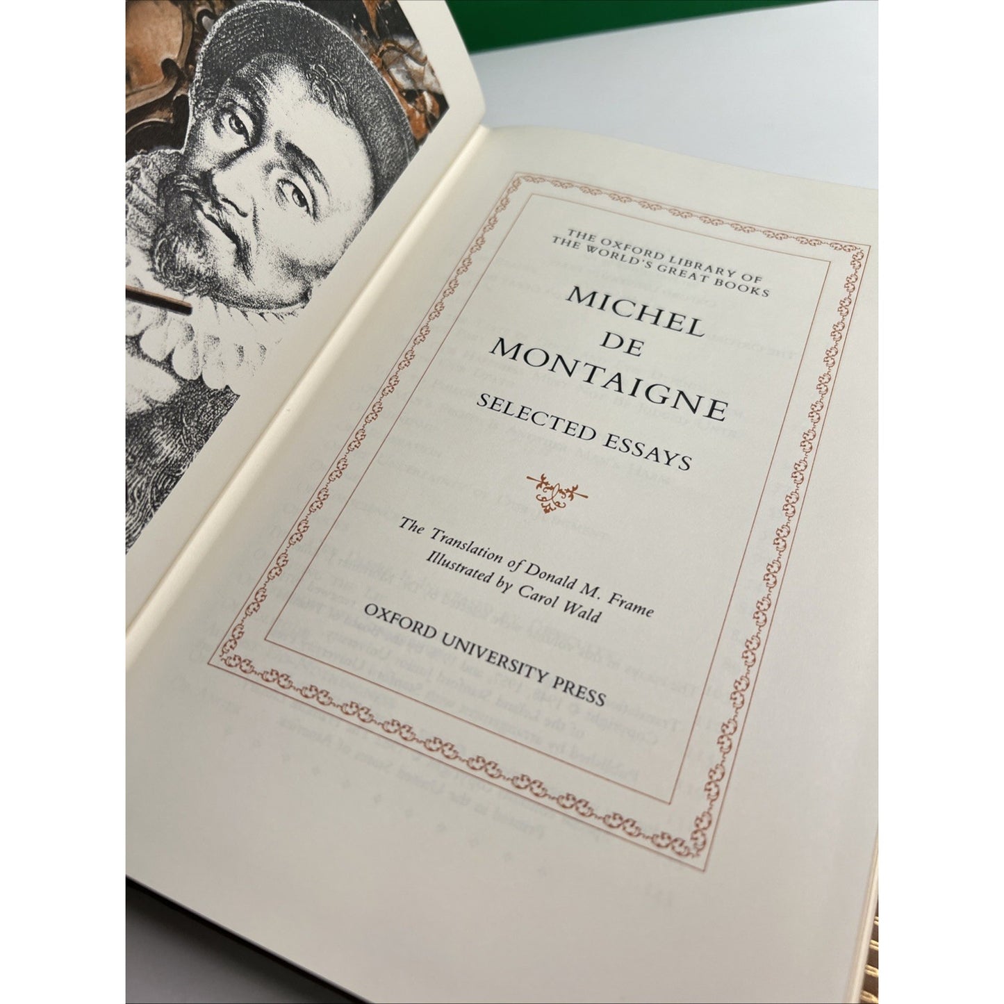 Franklin Library Oxford Great Books Selected Essays of Michel de Montaigne
