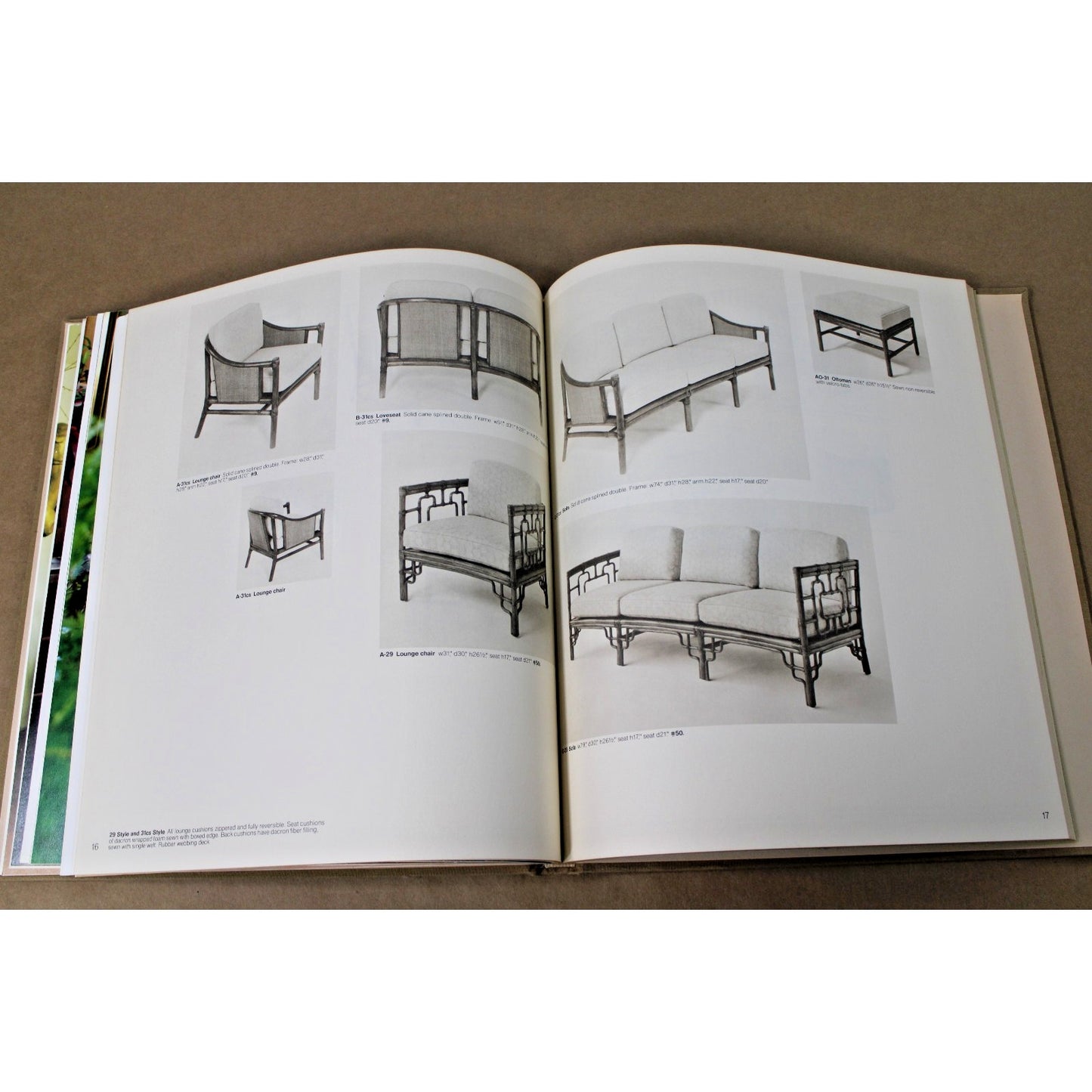 McGuire Furniture Portfolio by John & Elinor McGuire Hardcover 1979