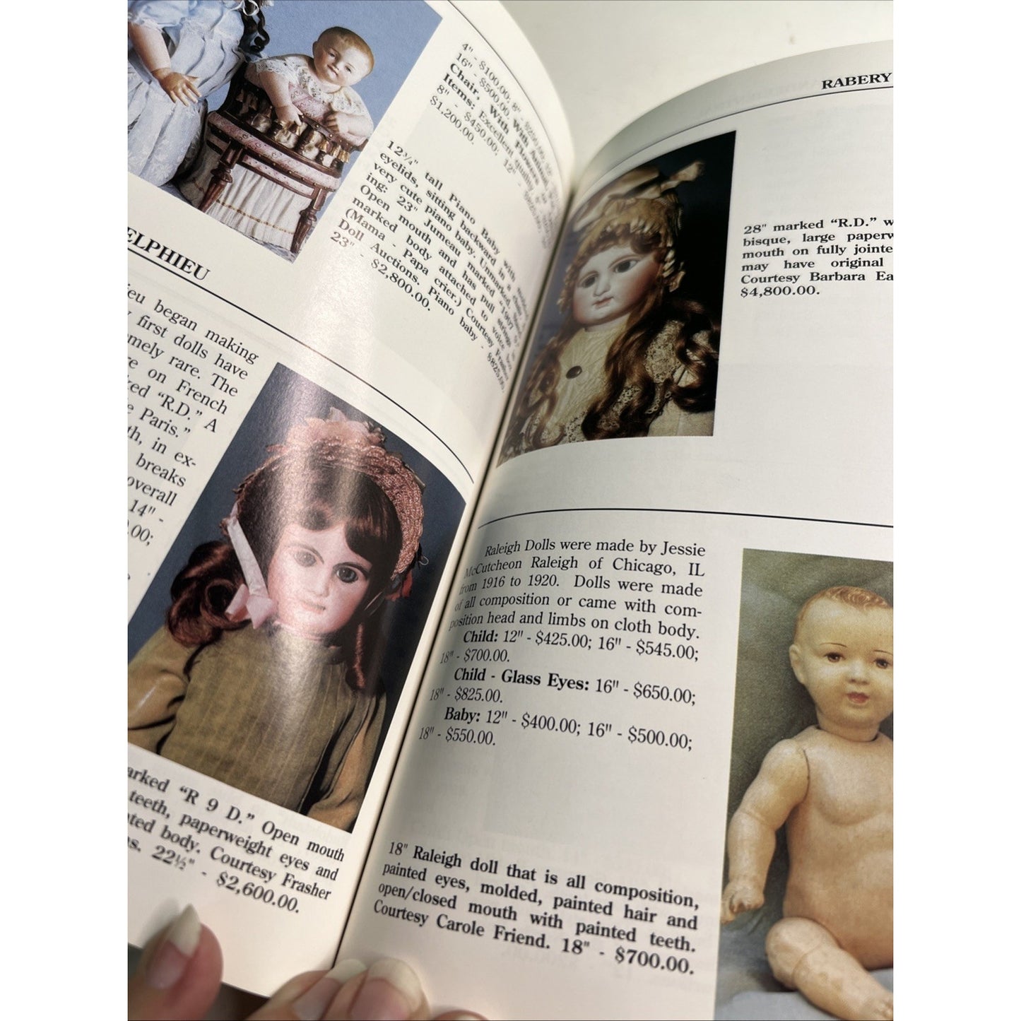 Patricia Smith's DOLL VALUES Antique To Modern 1990 PB Illustrated AUTHOR SIGNED