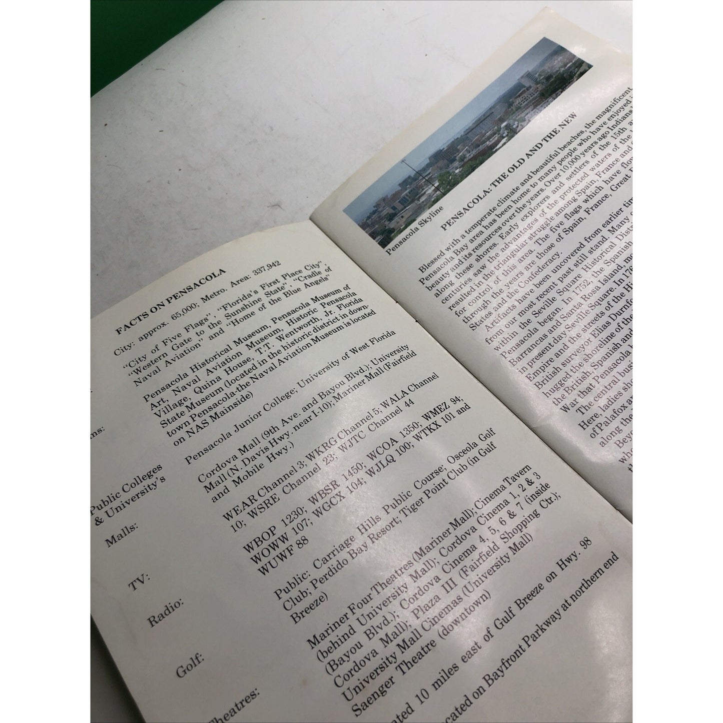 Pensacola The Old And The New Guide Surrounding Area PB 1988 Historical Society
