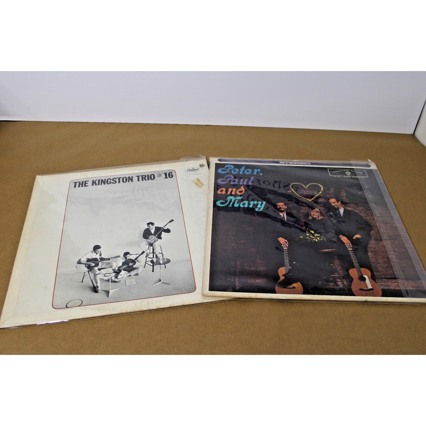 2 Vintage 1960s Folk Albums: Peter, Paul, and Mary & The Kingston Trio #16