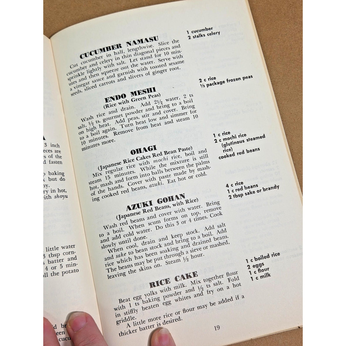 Vintage 1971 Japanese & Chinese Recipes Cookbook - Tongg Publishing Hawaiiana