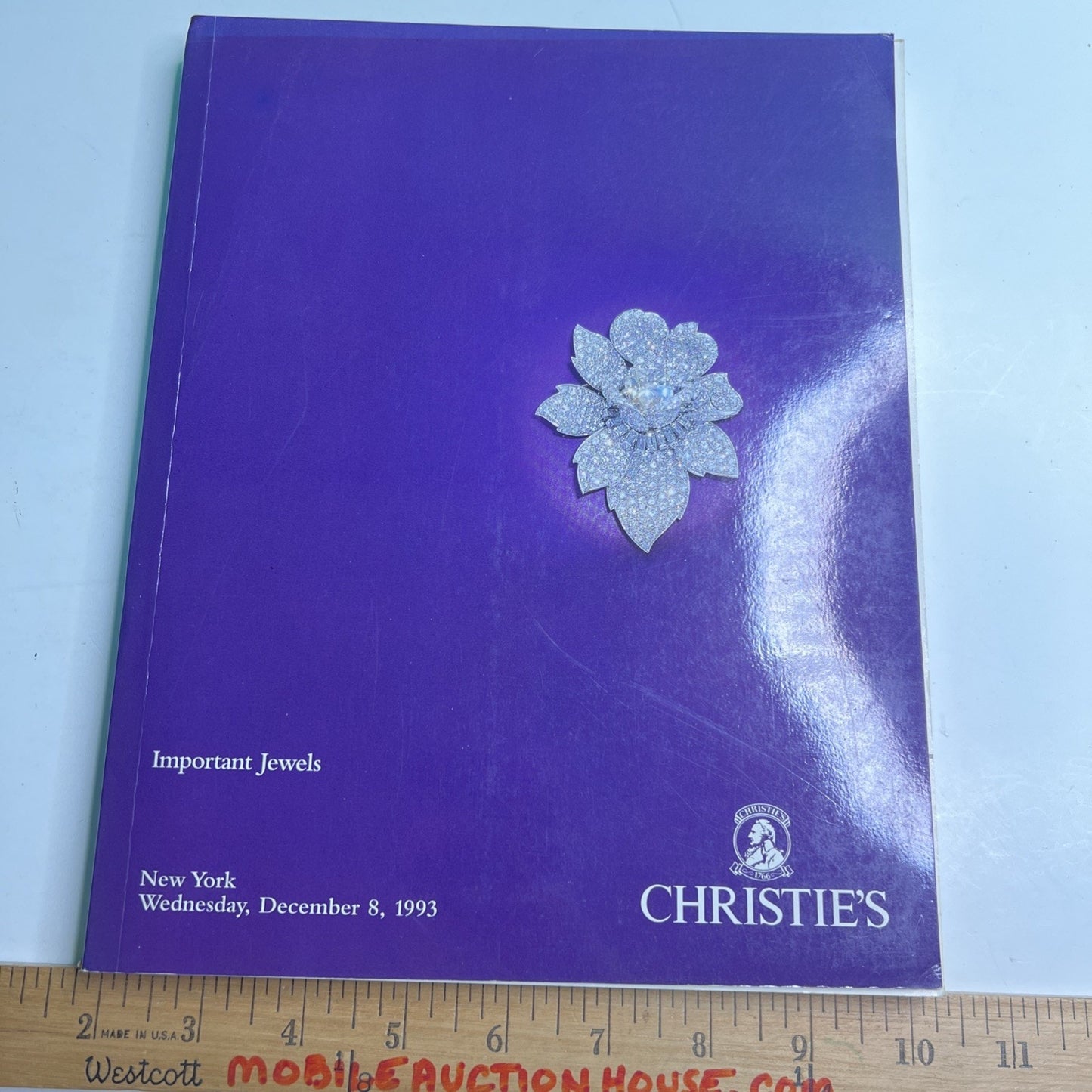 1993 Christie’s Auction Catalog Important Jewels Bain Boncompagni Goldman Estate