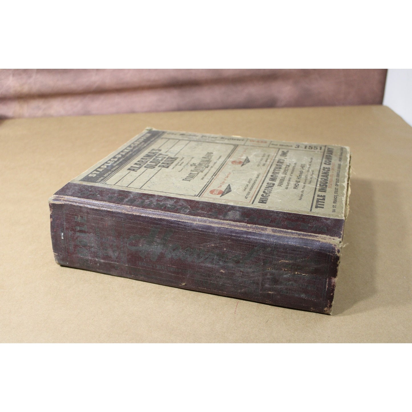 1955 Mobile, Alabama City Directory includes Chickasaw, Whistler, Outlying Areas