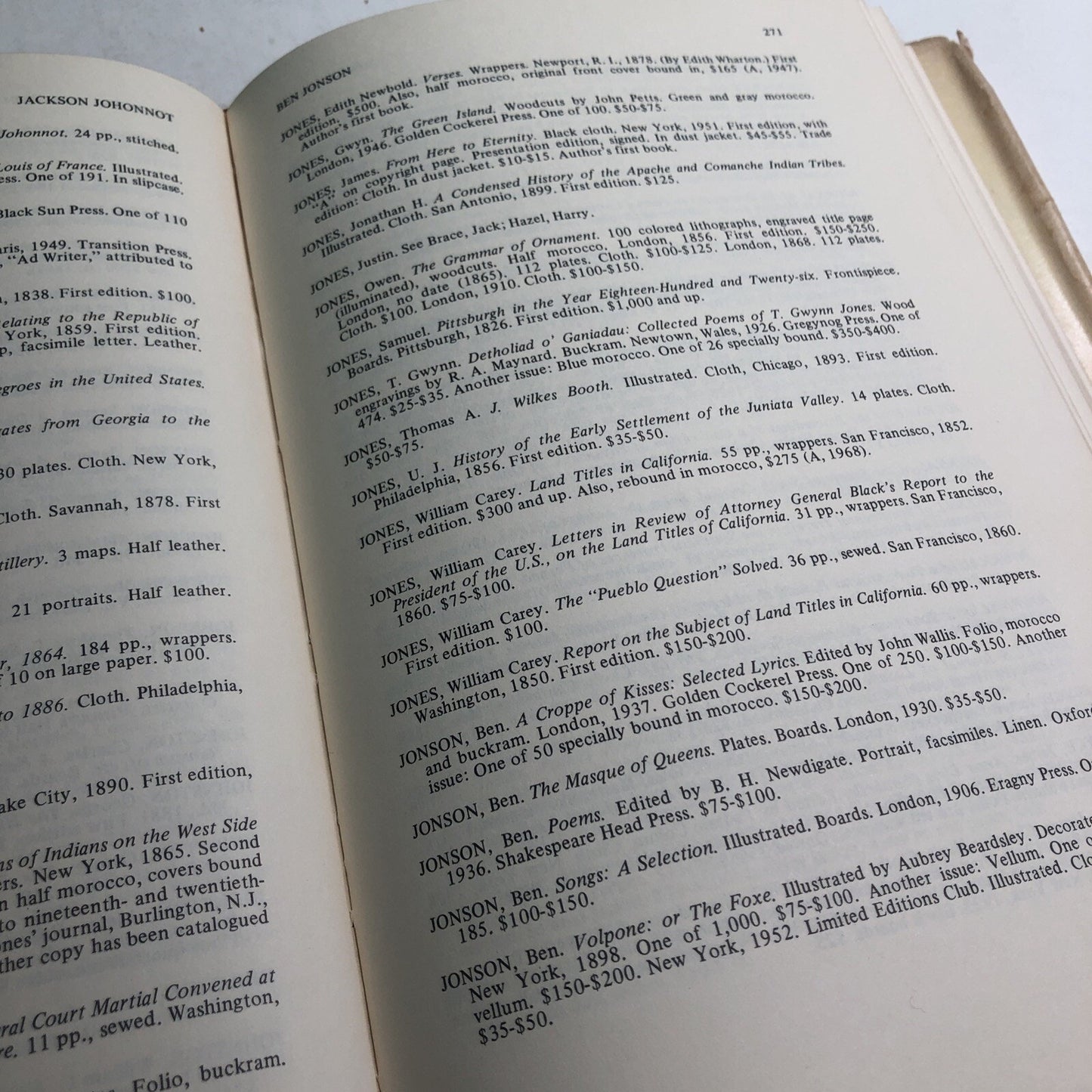 Van Allen Bradley THE BOOK COLLECTOR'S HANDBOOK OF VALUES 1972 HC DJ