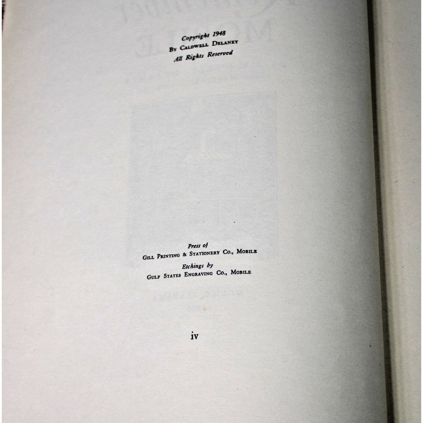 Remember Mobile- Caldwell Delaney, Clark S. Whistler, Alabama, 1st Edition 1948