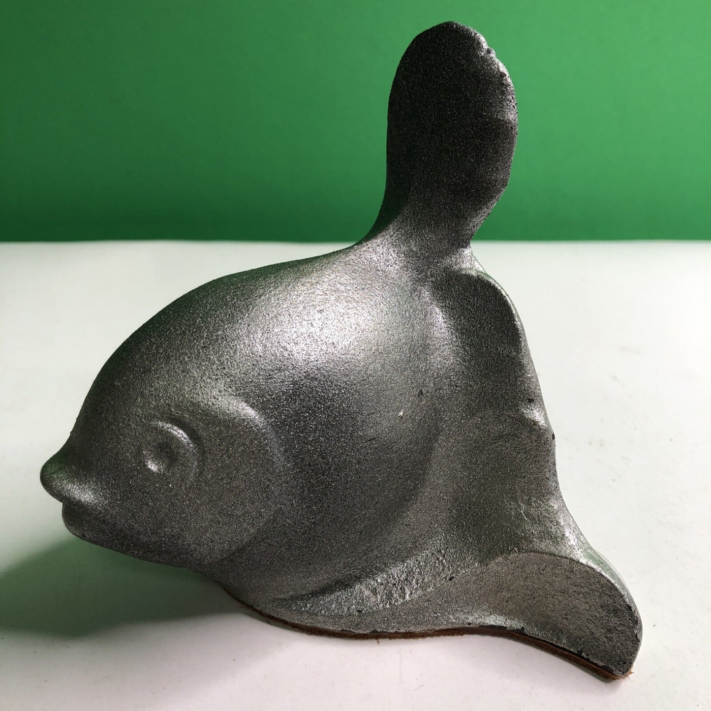 Vintage MCM Cast Iron Fish Paperweight Bookend