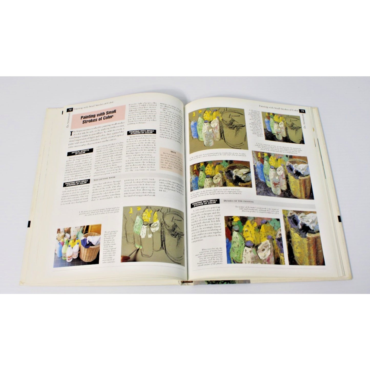 All About Techniques in Oil- Barron's Educational Series, 1997 HC, Oil Painting