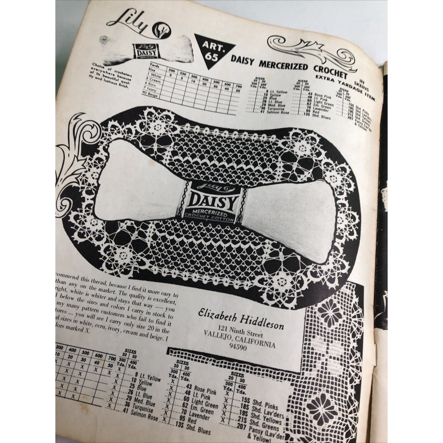 Crochet Designs by Elizabeth Hiddleson Vol 2-A Craft Pattern Booklet