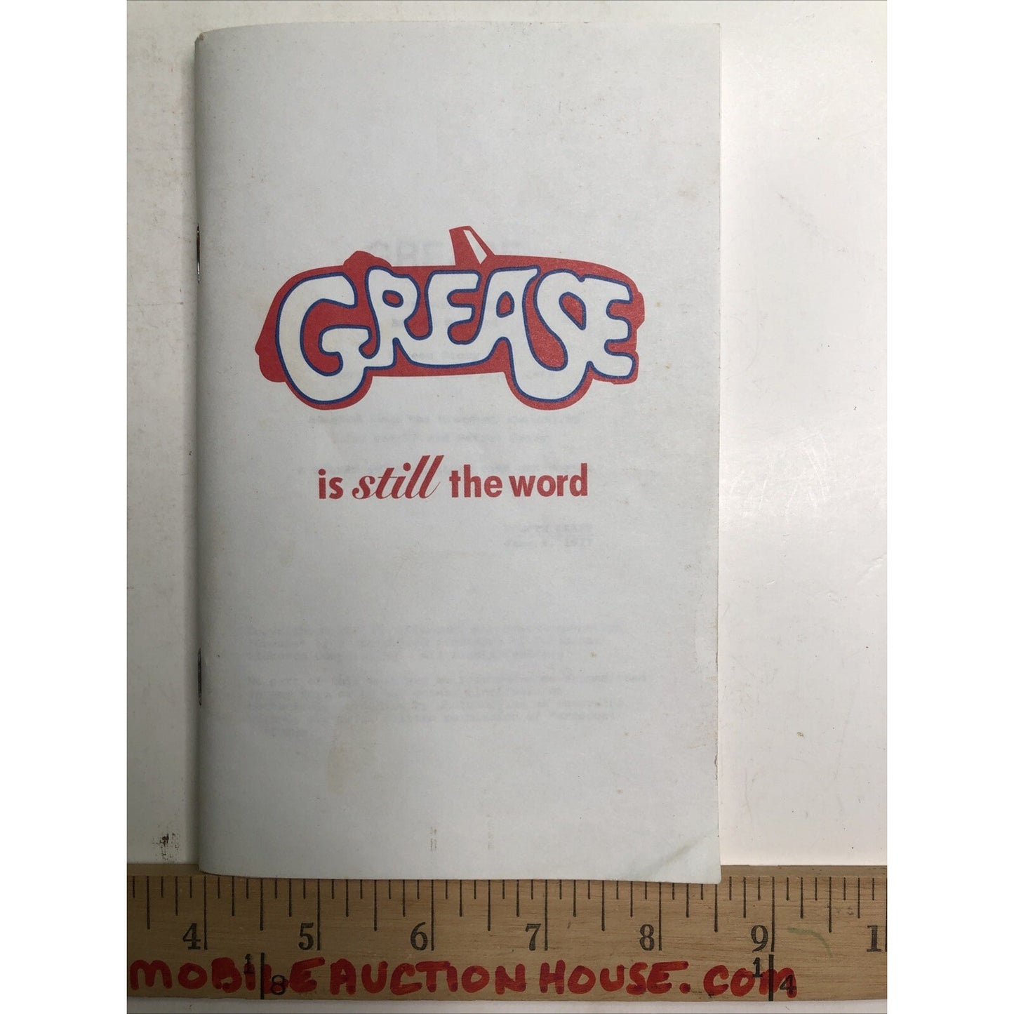 Grease Movie Script Reprint Screenplay Film 1979 John Travolta Paramount