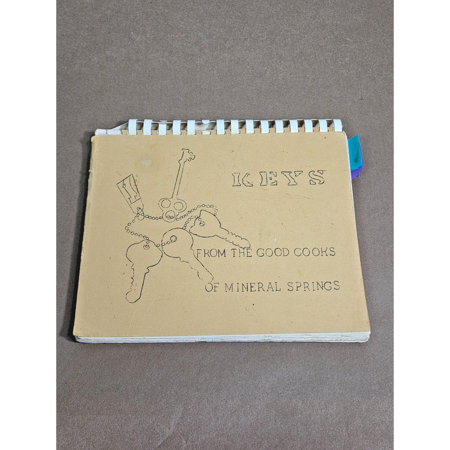 Vintage 1964 Mineral Springs AR Community Cookbook - Keys from Good Cooks