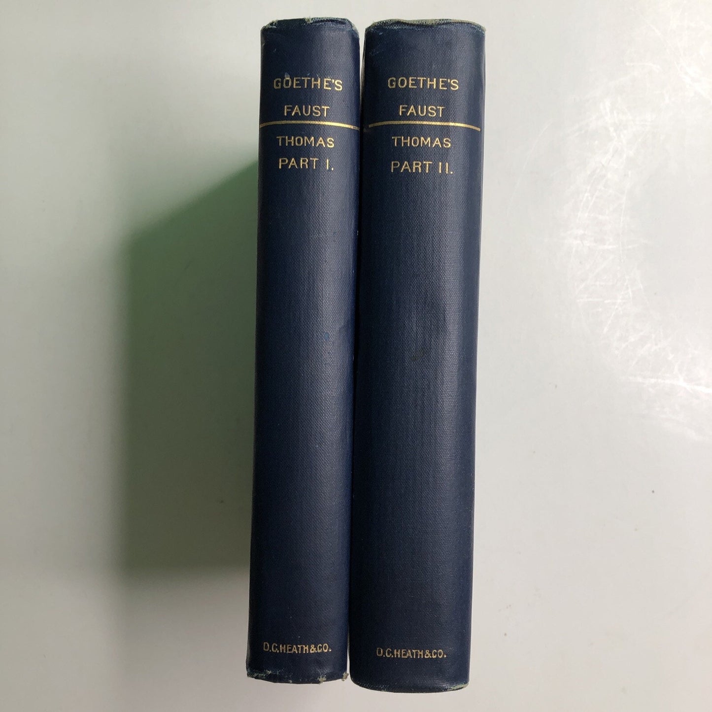GOETHE'S FAUST PARTS I and II Edited By Calvin Thomas 1899 Hardcover