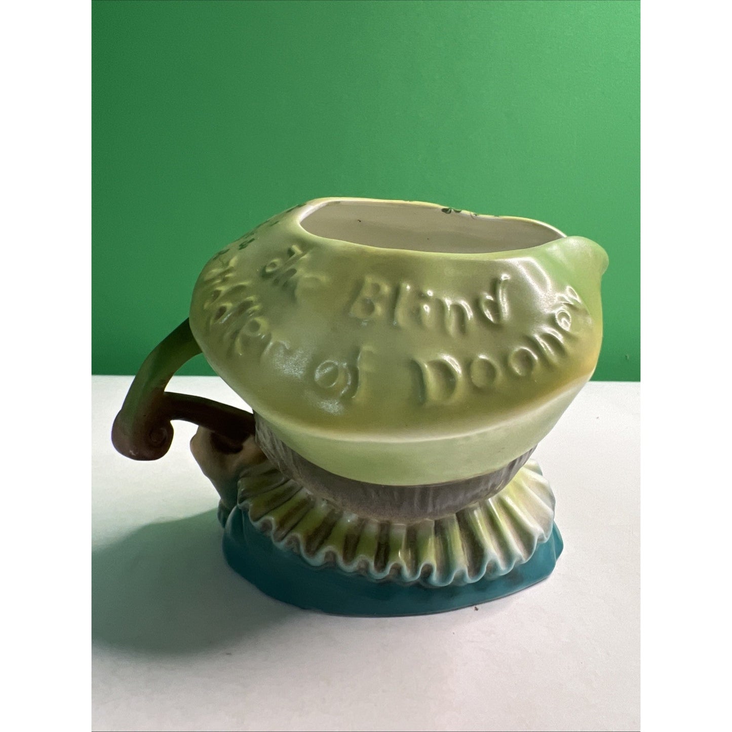 Royal Tara Fine Bone China Toby Jug Handpainted Signed 1992 Blind Fiddler Dooney