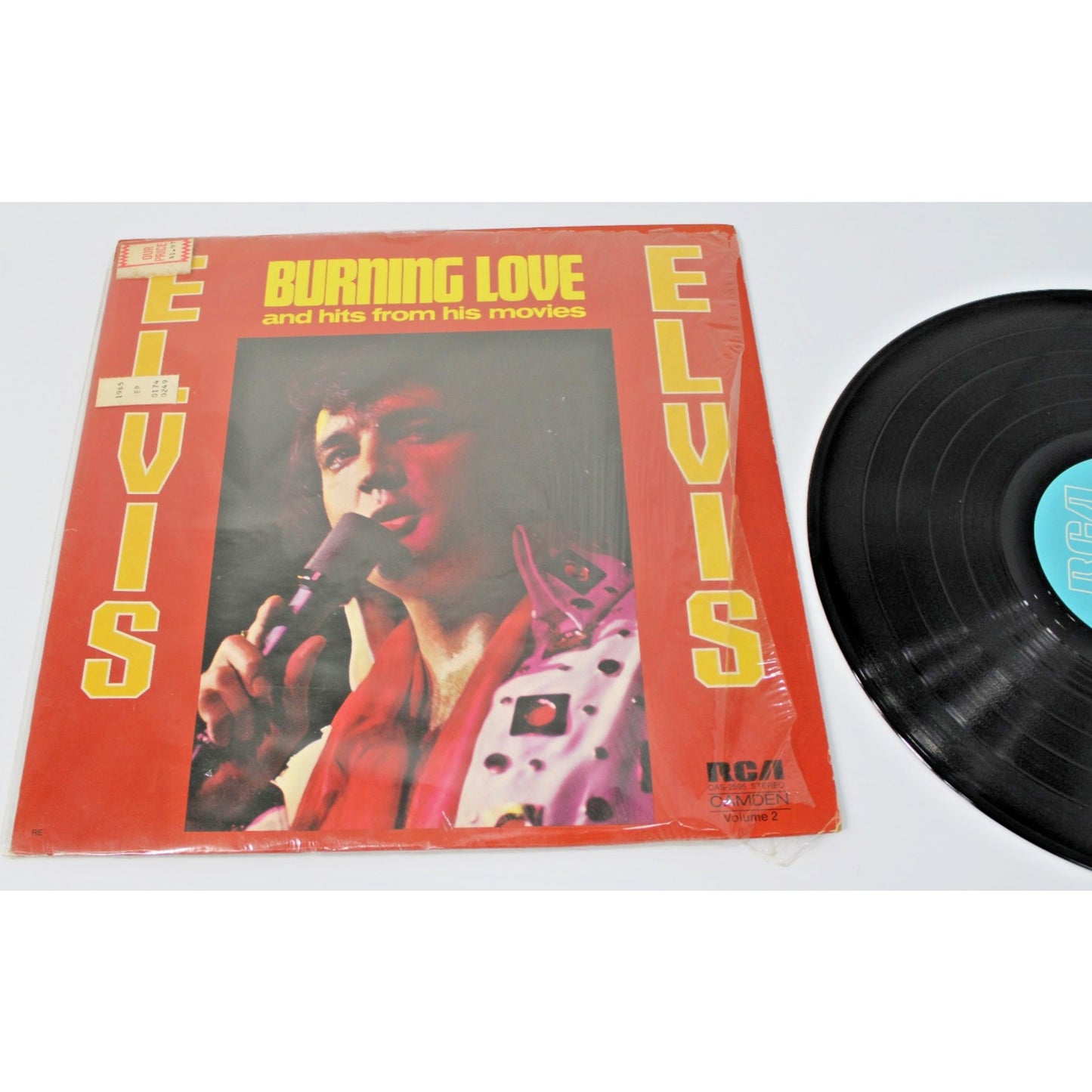 Elvis Presley- Burning Love And Hits From His Movies Vol.2, 1972 RCA CAS-2595 NM