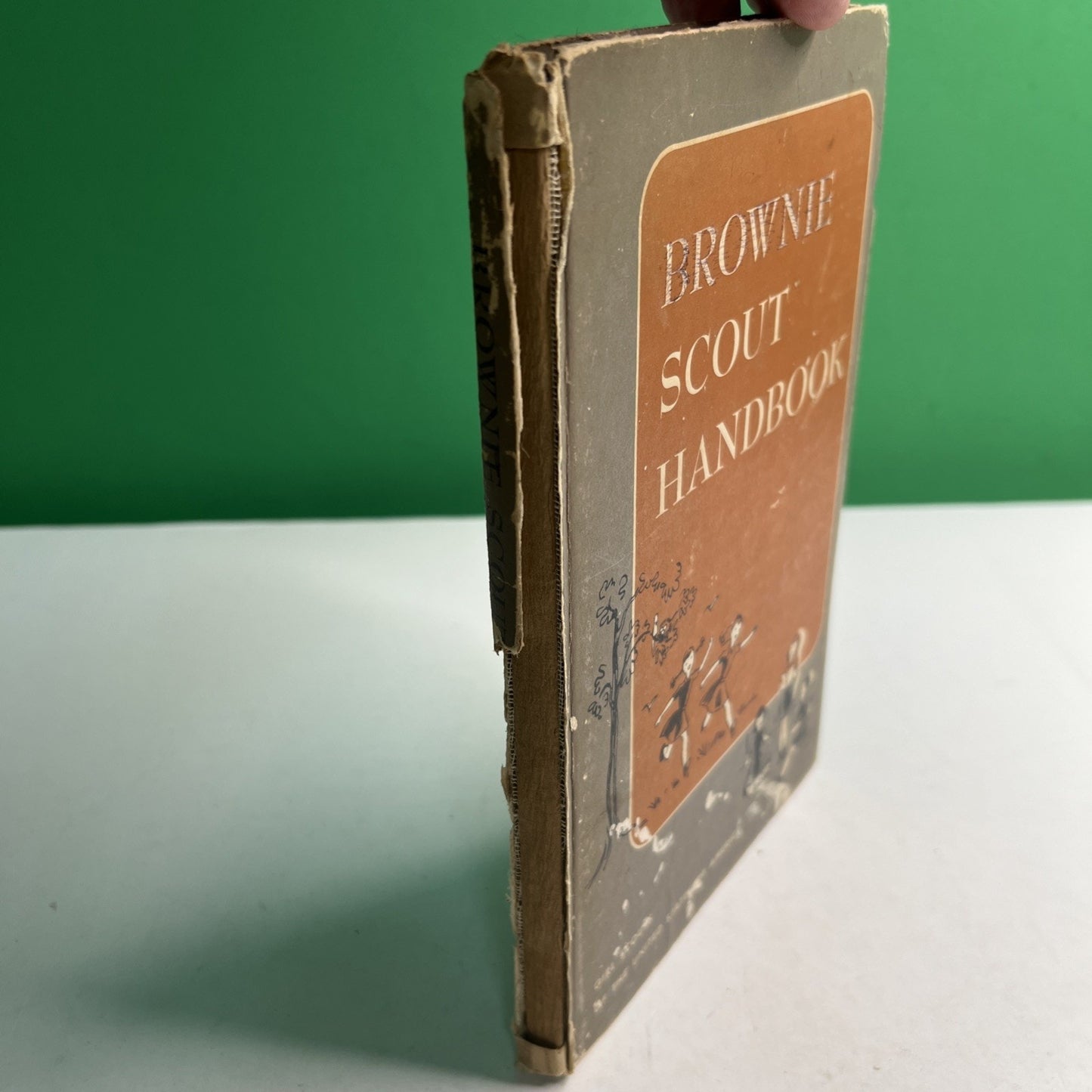 1951/1954 HC Brownie Girl Scout Handbook by Ray Mitchell Illustrated Ruth Wood