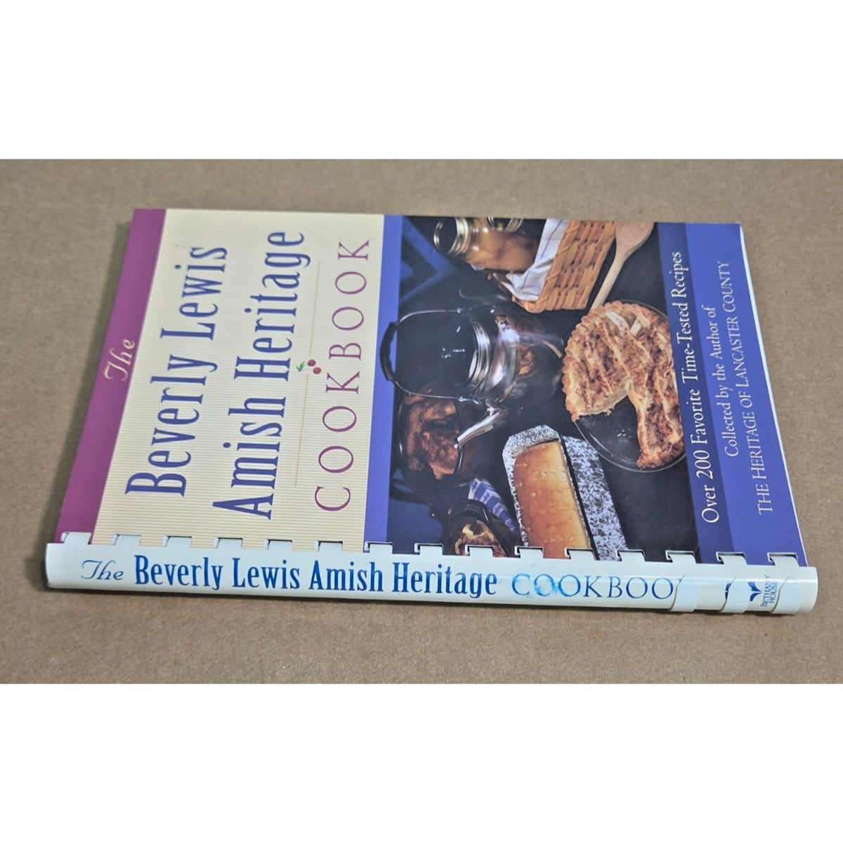 Vintage The Beverly Lewis Amish Heritage Cookbook - 200+ Recipes, Comb-Bound