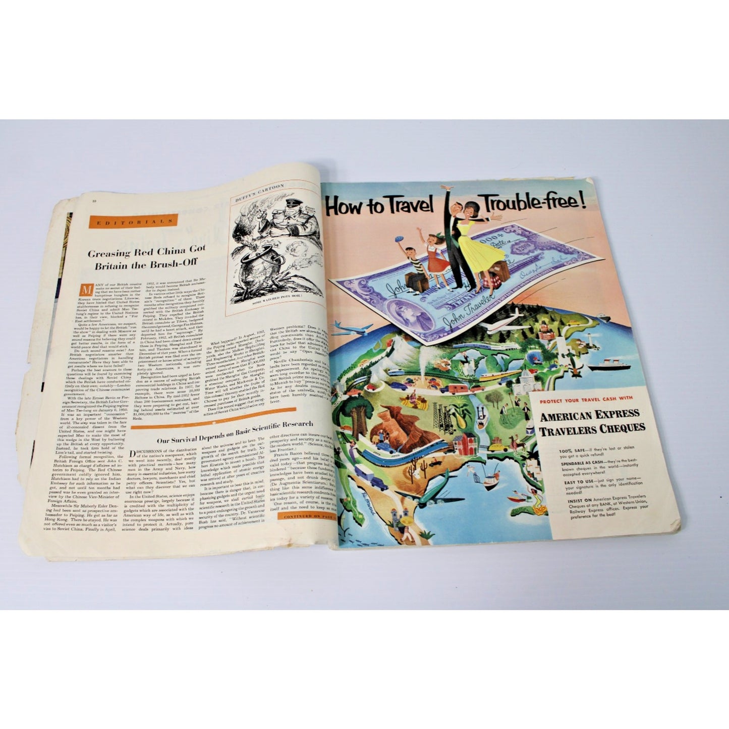1953 June 20 Saturday Evening Post Magazine- Eisenhower, Vintage Ads, Retro