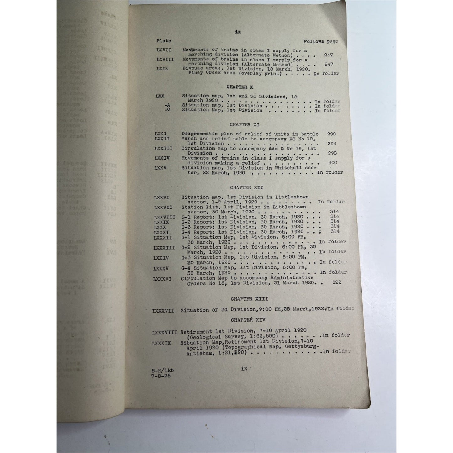 Command, Staff & Logistics Vol 2 Fort Leavenworth Kansas 1925 General Service