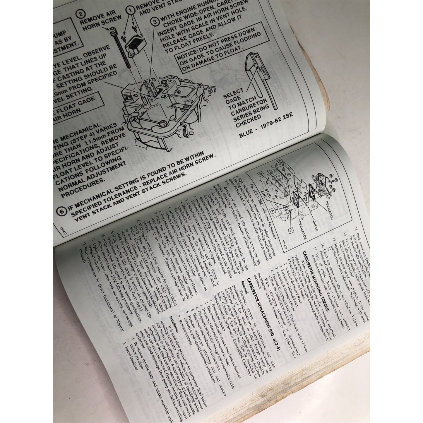 1982 CHEVROLET 10 - 30 Series LIGHT DUTY TRUCK FACTORY SERVICE / SHOP MANUAL