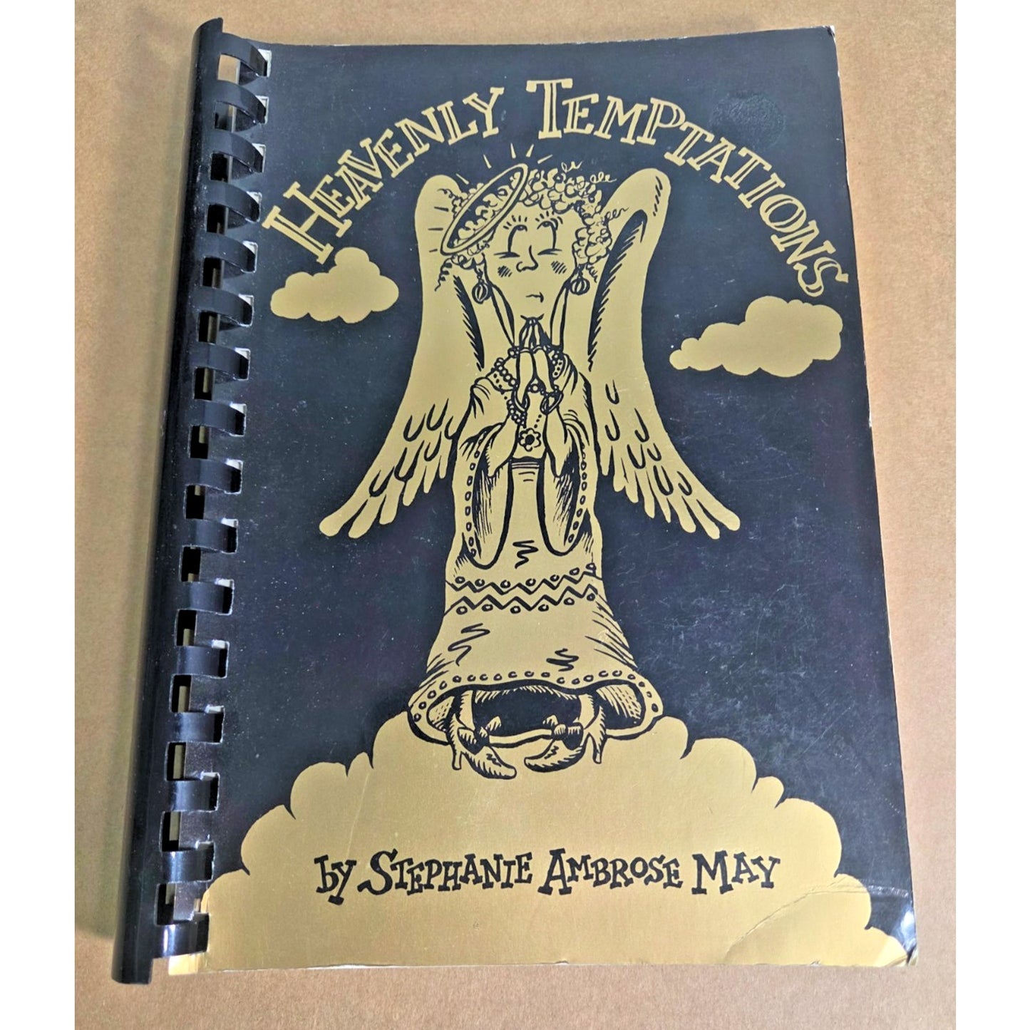 Signed Heavenly Temptations Cookbook 1995 Stephanie Ambrose May Dallas Texas TX