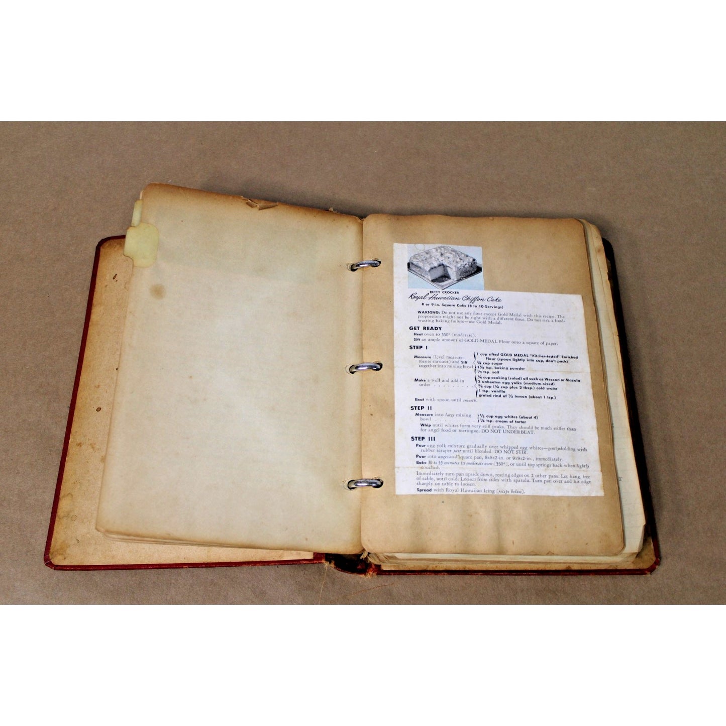 VTG 1950s-60s Recipes Cookbook, Typewritten Custom Home Cooking Collectible