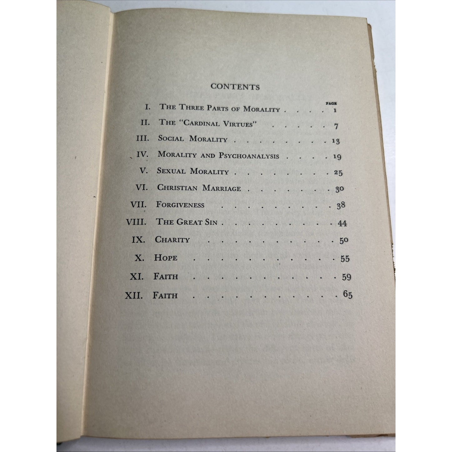 Christian Behaviour by C.S. Lewis 2nd American Printing 1944 HC