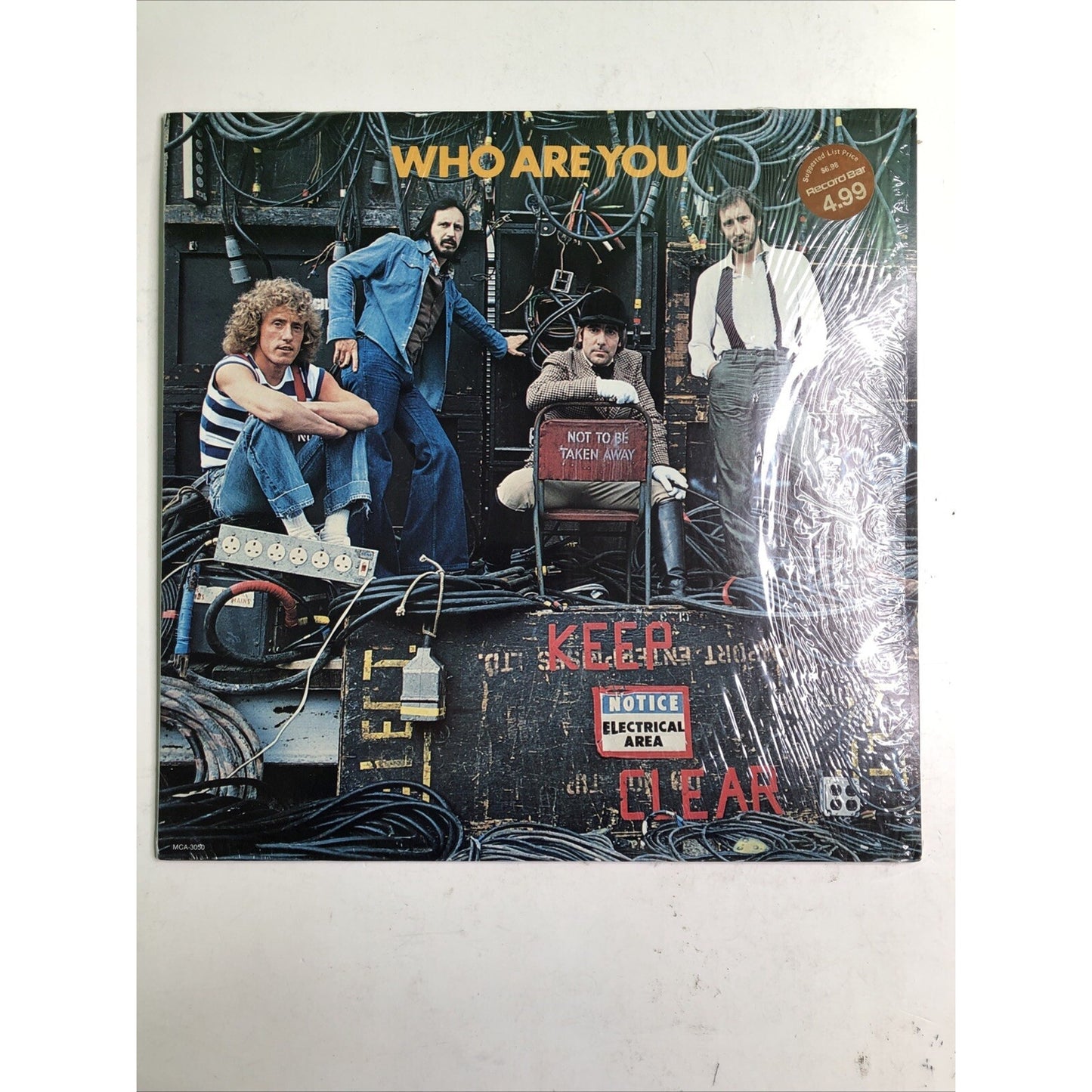 The Who - Who Are You - Vinyl LP - 1978 First Press - MCA Records - MCA-3050