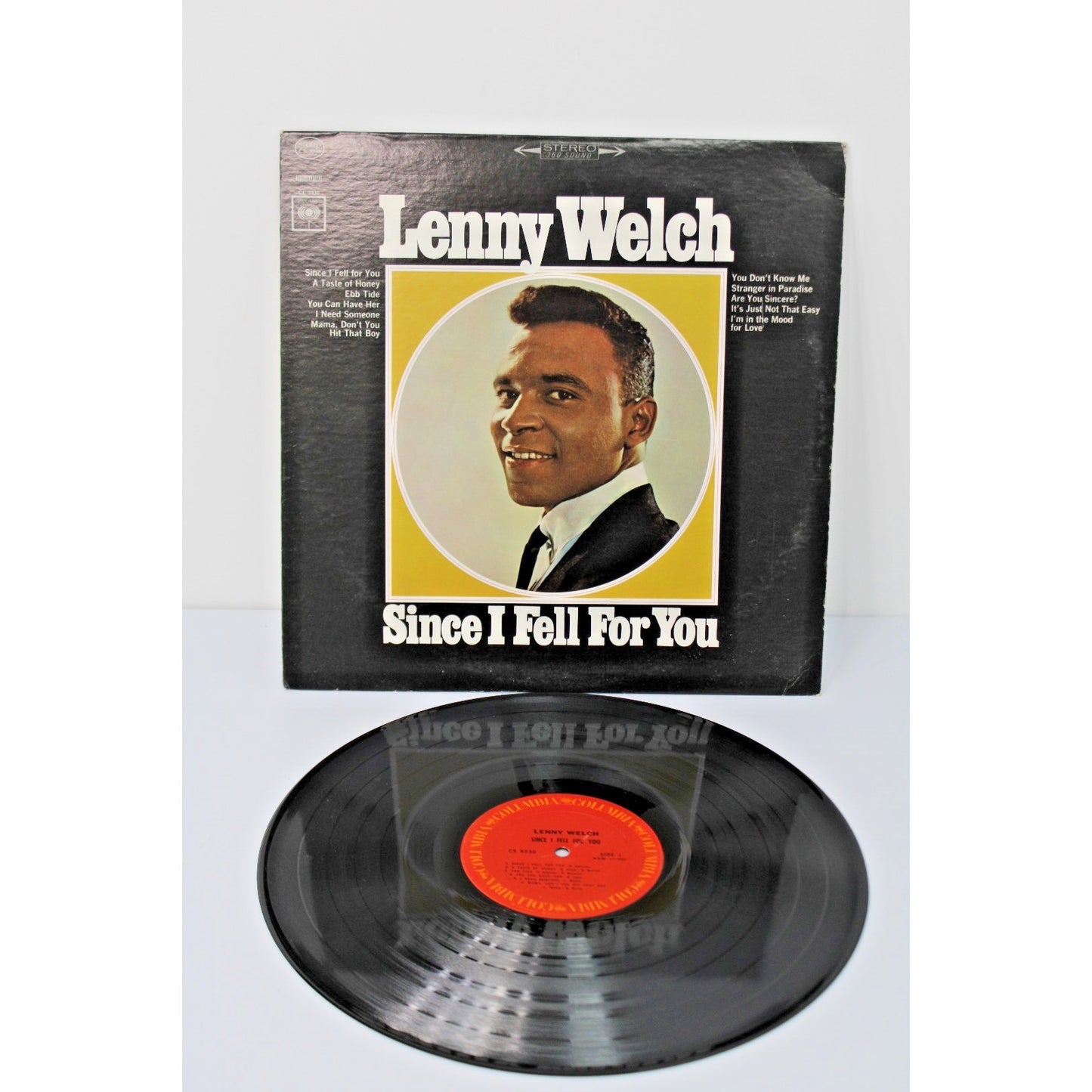 Lenny Welch- Since I Fell For You, 1964 Columbia CS-9230 Stereo Vinyl LP, EX