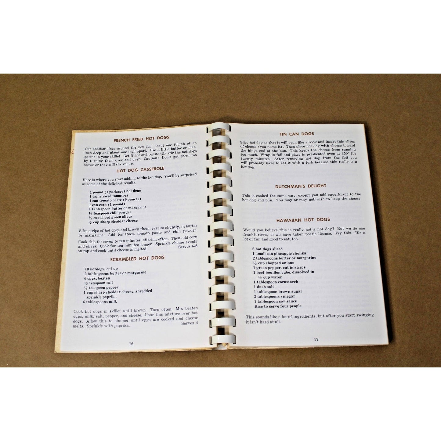 Cookbook How to Boil Water Amusing 1970's Recipe Book Simple Recipes Young Heart