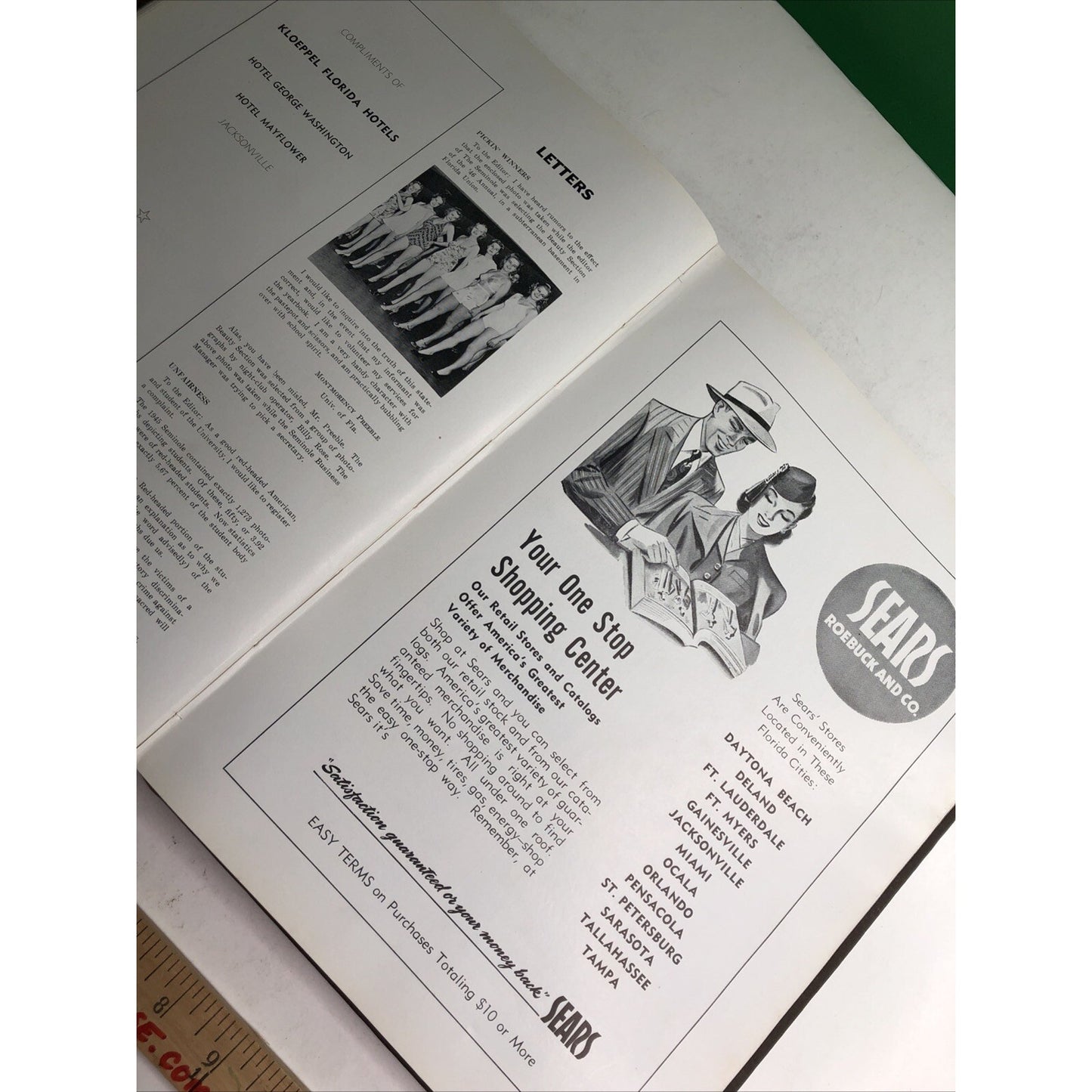 1946 SEMINOLE YEARBOOK University Of Florida Volume 36-37