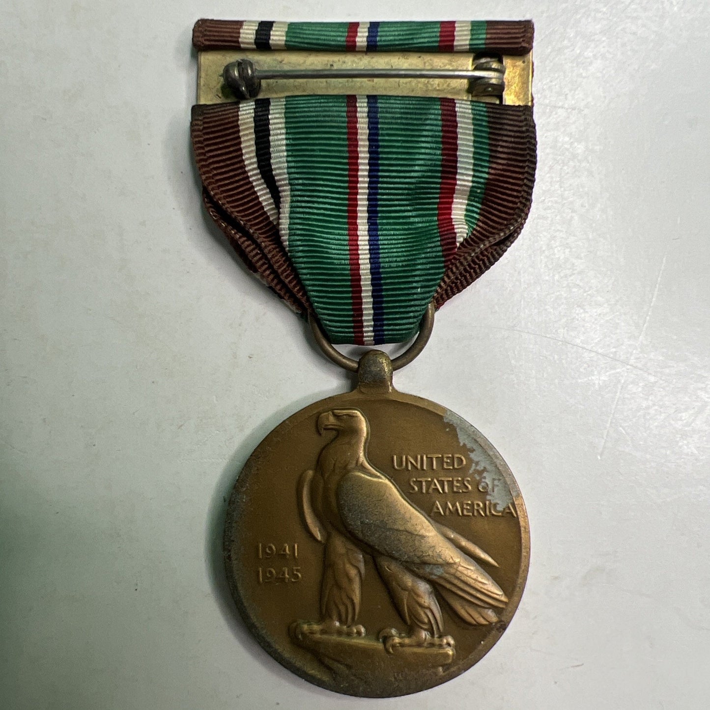 US Military European African Middle Easten Campaign Medal Ribbon 1941 - 1945 USA