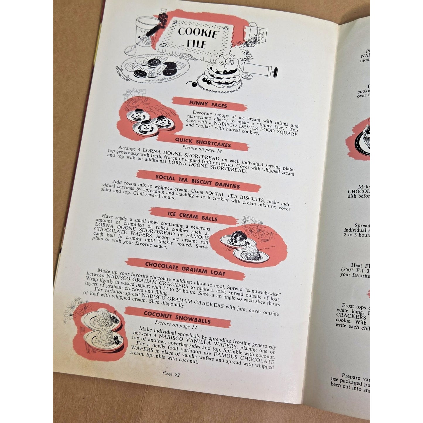 Vintage 1950s Nabisco 75 Delicious Desserts Recipe Booklet Mary Ellen Baker