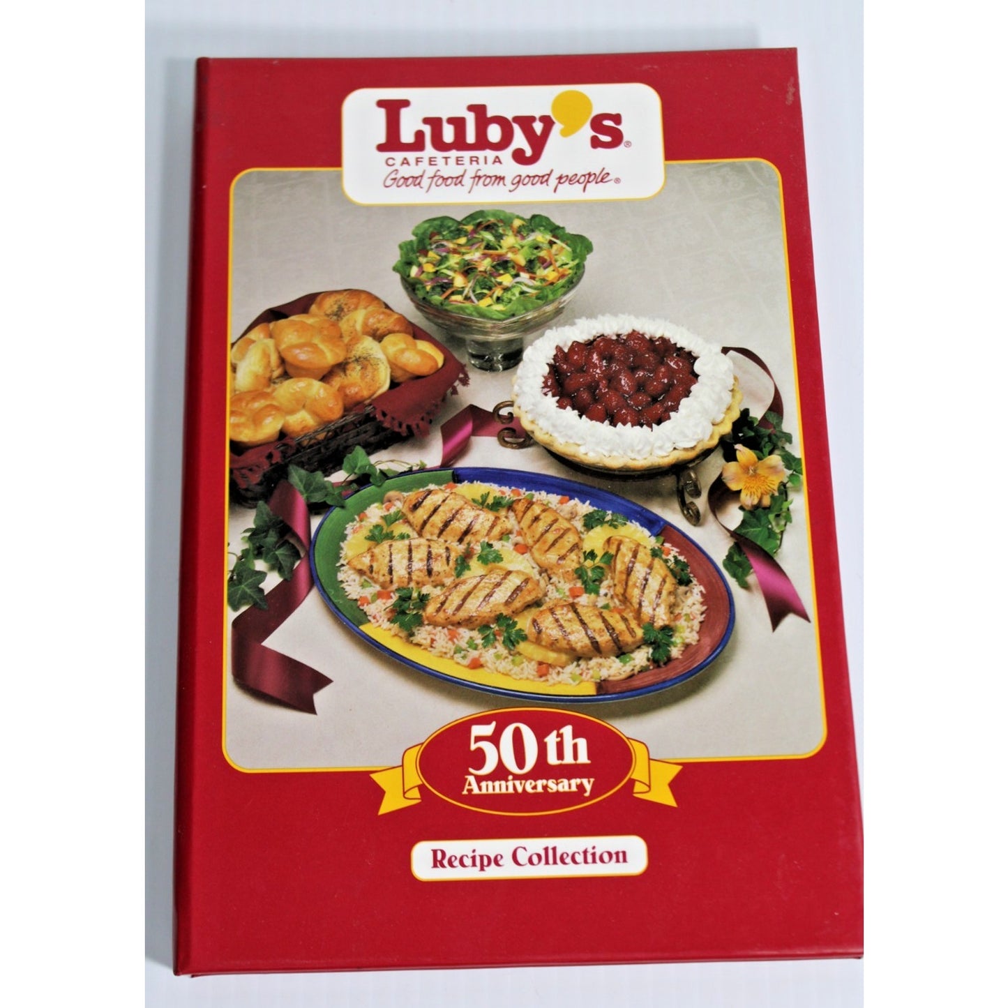 Vintage 1996 Luby's Cafeteria 50th Anniversary Recipe Collection Cookbook- RARE!