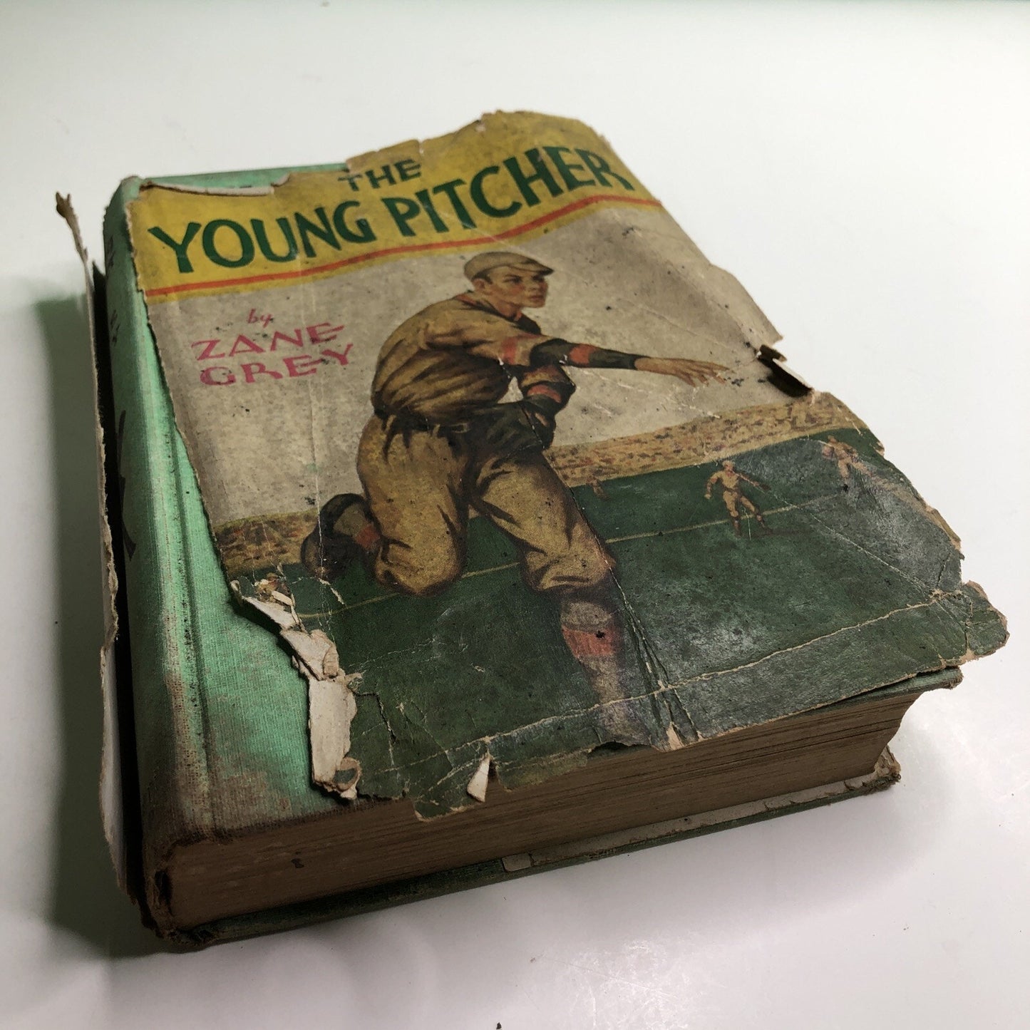 1911 The Young Pitcher By Zane Grey Hardcover Illustrated Dust Jacket