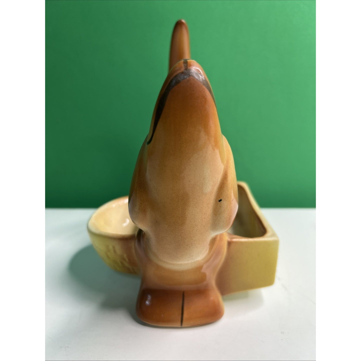 Vintage 1950s A.L. Hirsch Rover Dachshund Ceramic Dresser Caddy Valet Dish