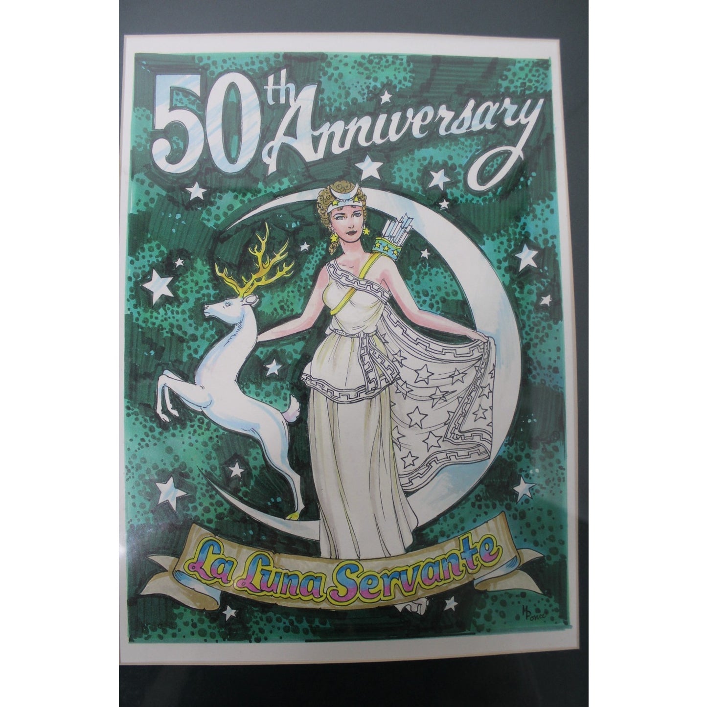 Mobile, AL Mardi Gras Krewe La Luna Servante 50th Anniversary Print Manuel Ponce