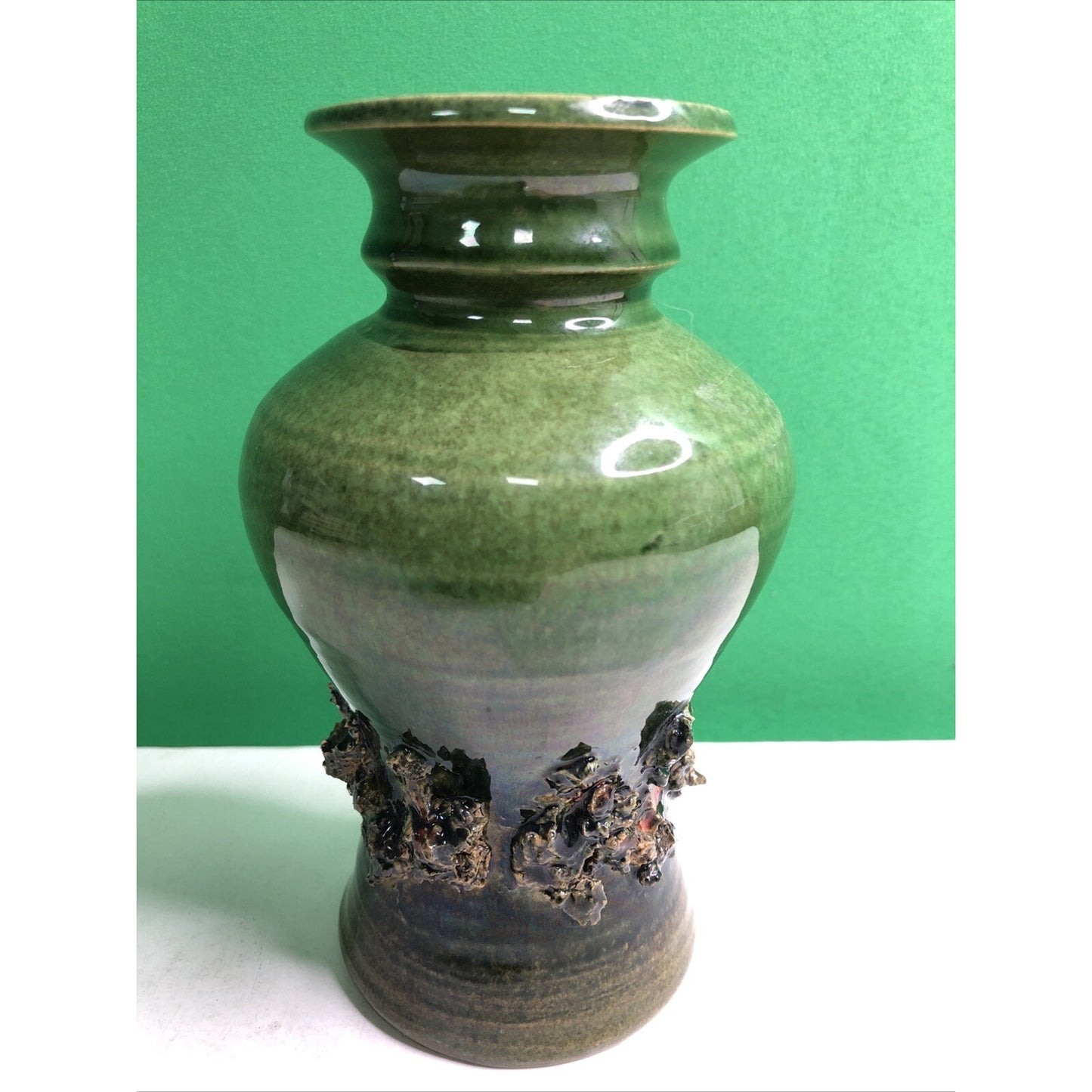 6” Funi Island Lava Rock Pottery Vase Handmade In Iceland Unique Decor Or Gift