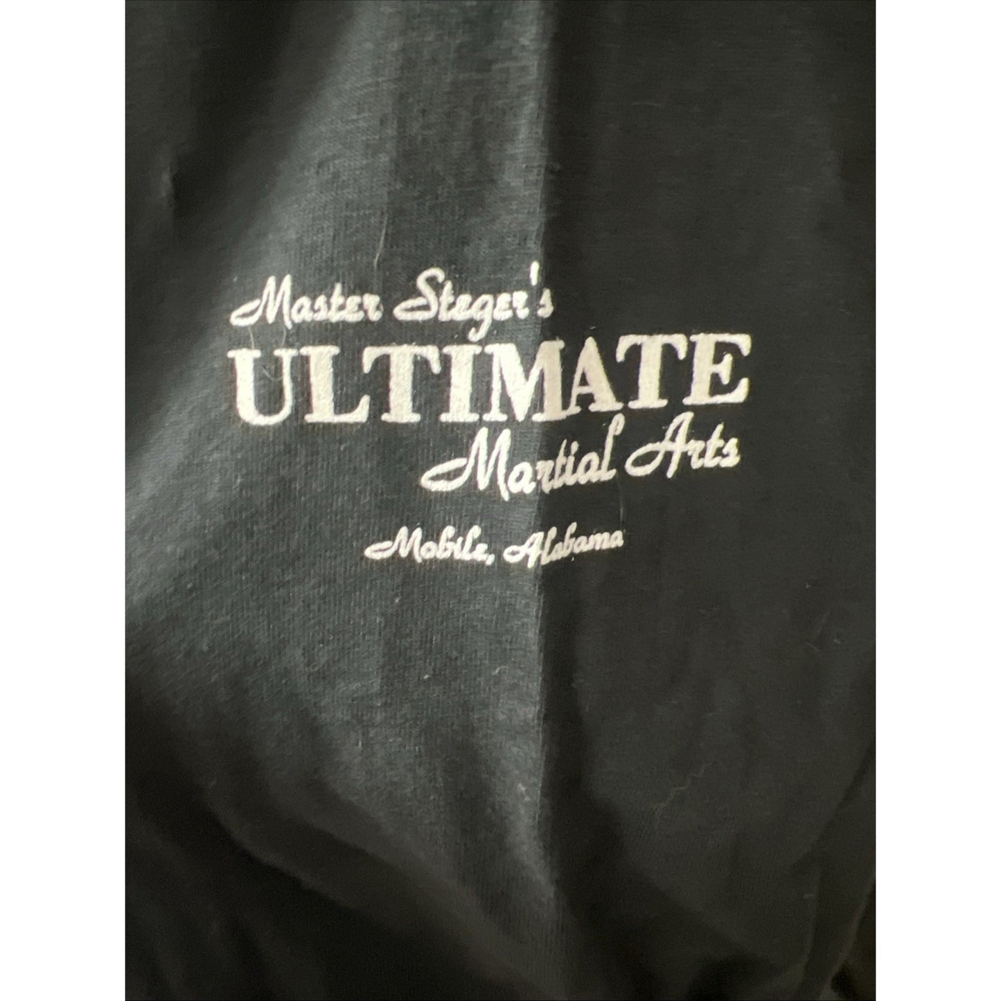 Adult XLarge Long Sleeve Tshirt Master Steger’s Ultimate Martial Arts Mobile AL
