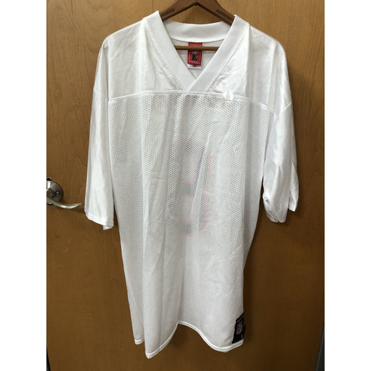 NWT Large Reebok NFL #8 Grossman Jersey Tshirt White Players Inc.