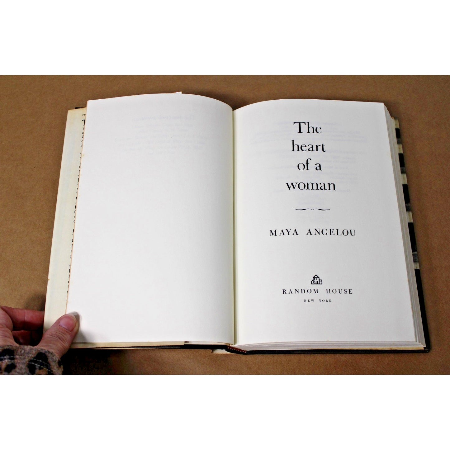 1981 First Edition First Printing "The Heart of a Woman" Maya Angelou HC/DJ