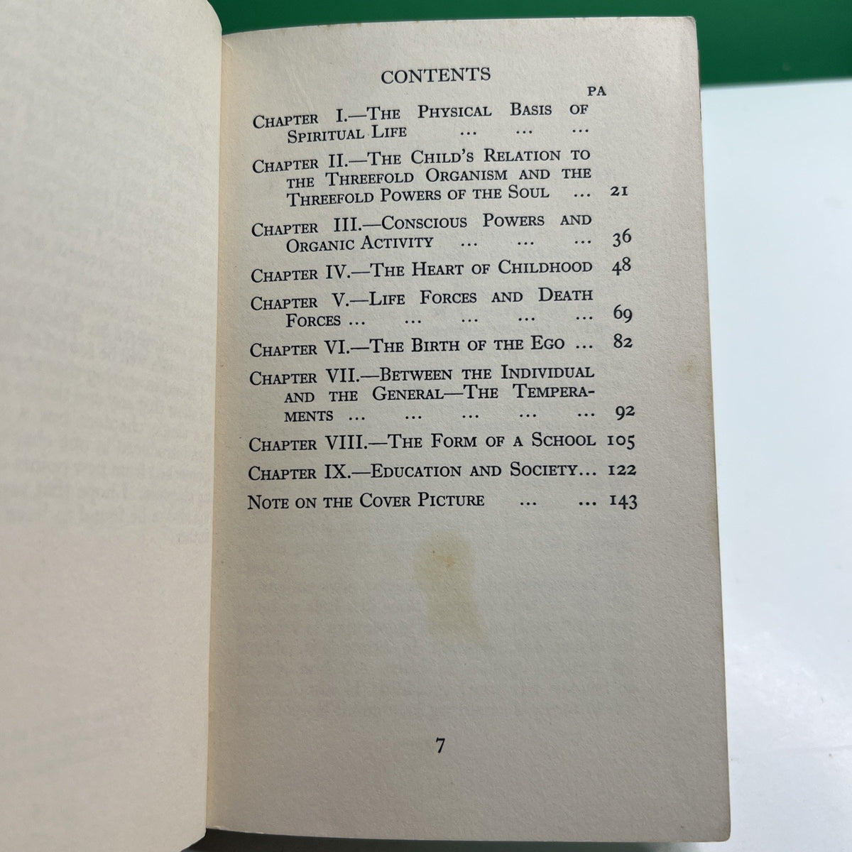 The Way of a Child by A. C. Harwood 1967 PB/HC Bound Ex Library Rudolph Steiner