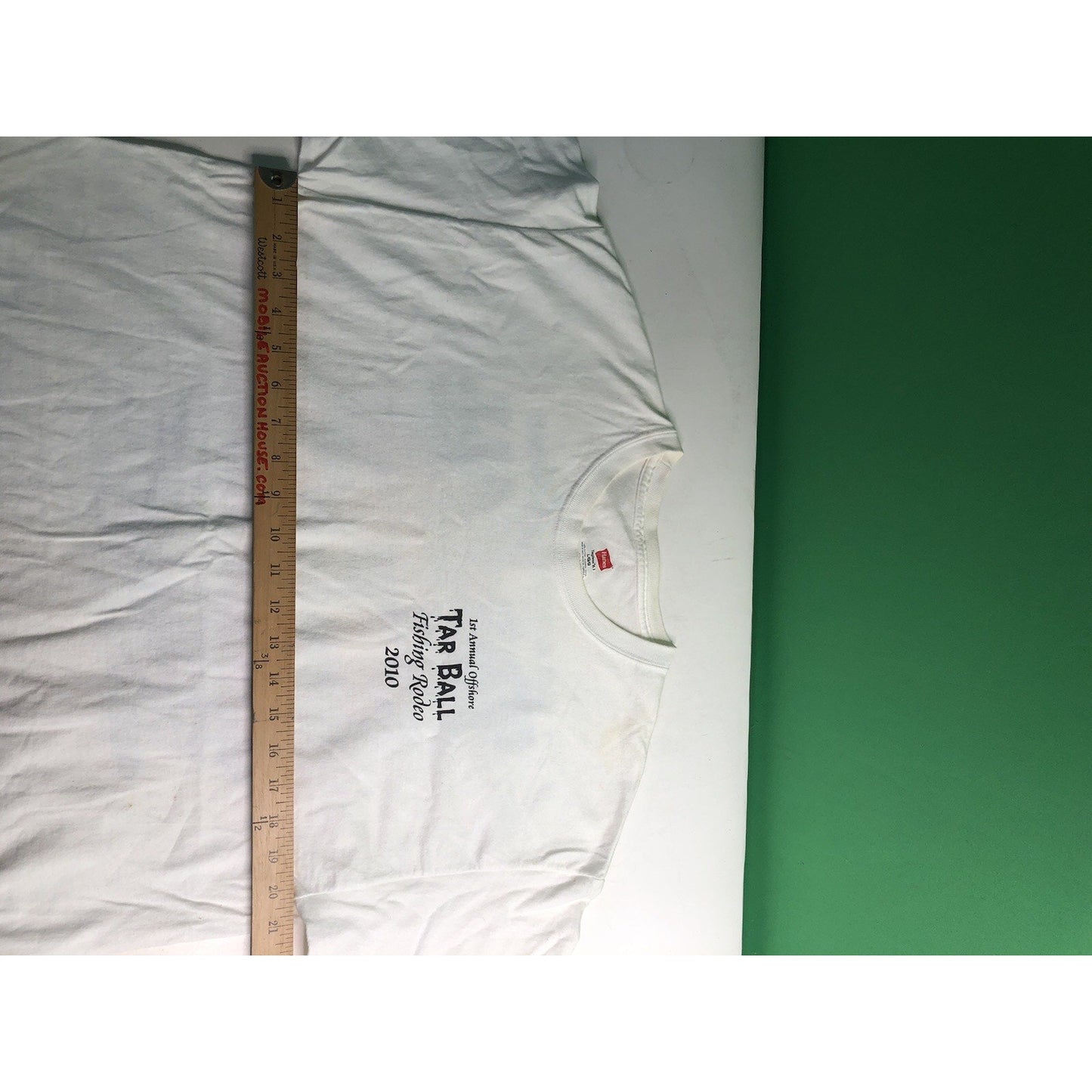 2010 Offshore Tar Ball Fishing Rodeo TSHIRT Size L BP British Petroleum FL AL MS