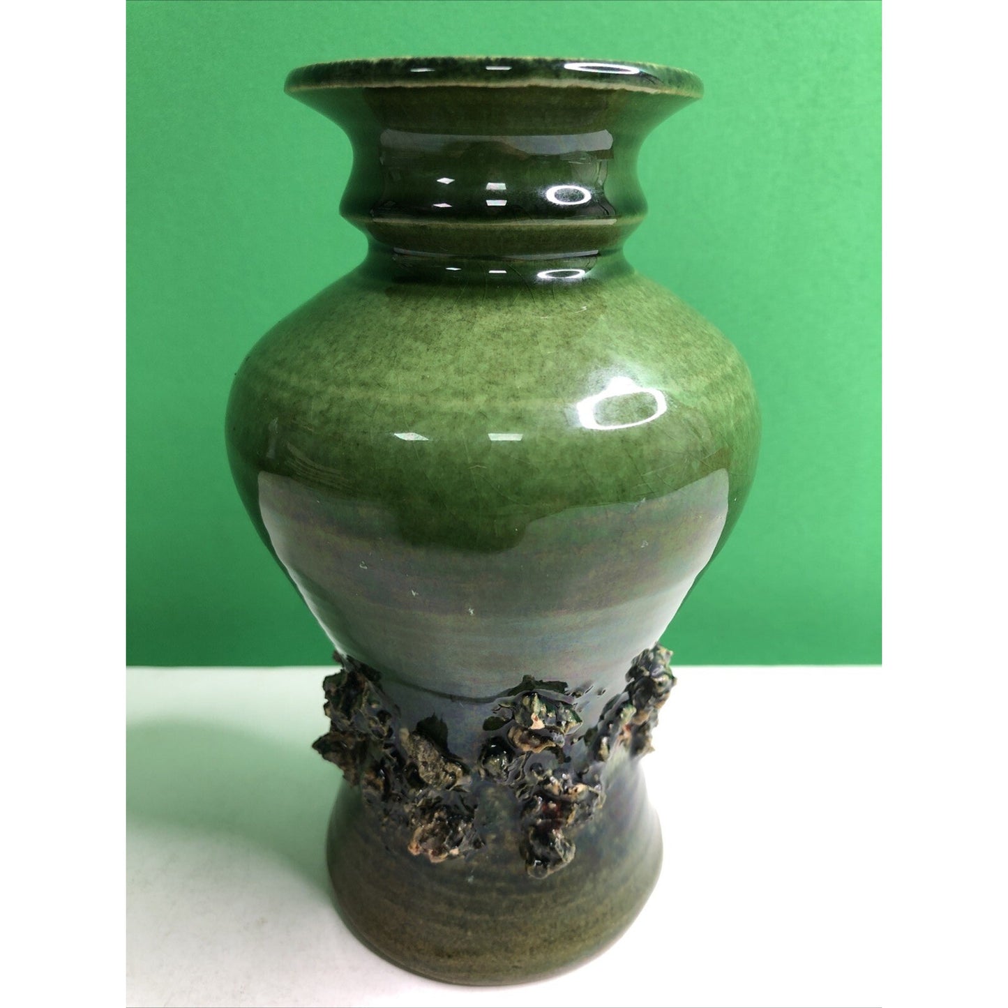 6” Funi Island Lava Rock Pottery Vase Handmade In Iceland Unique Decor Or Gift