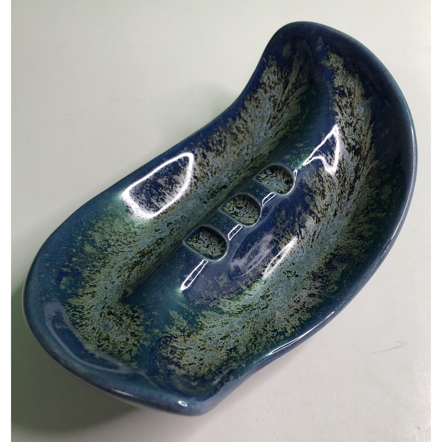 Rare Vintage Pinewood Pottery ASHTRAY By EDITH HARWELL Fairhope AL Alabama Smoke