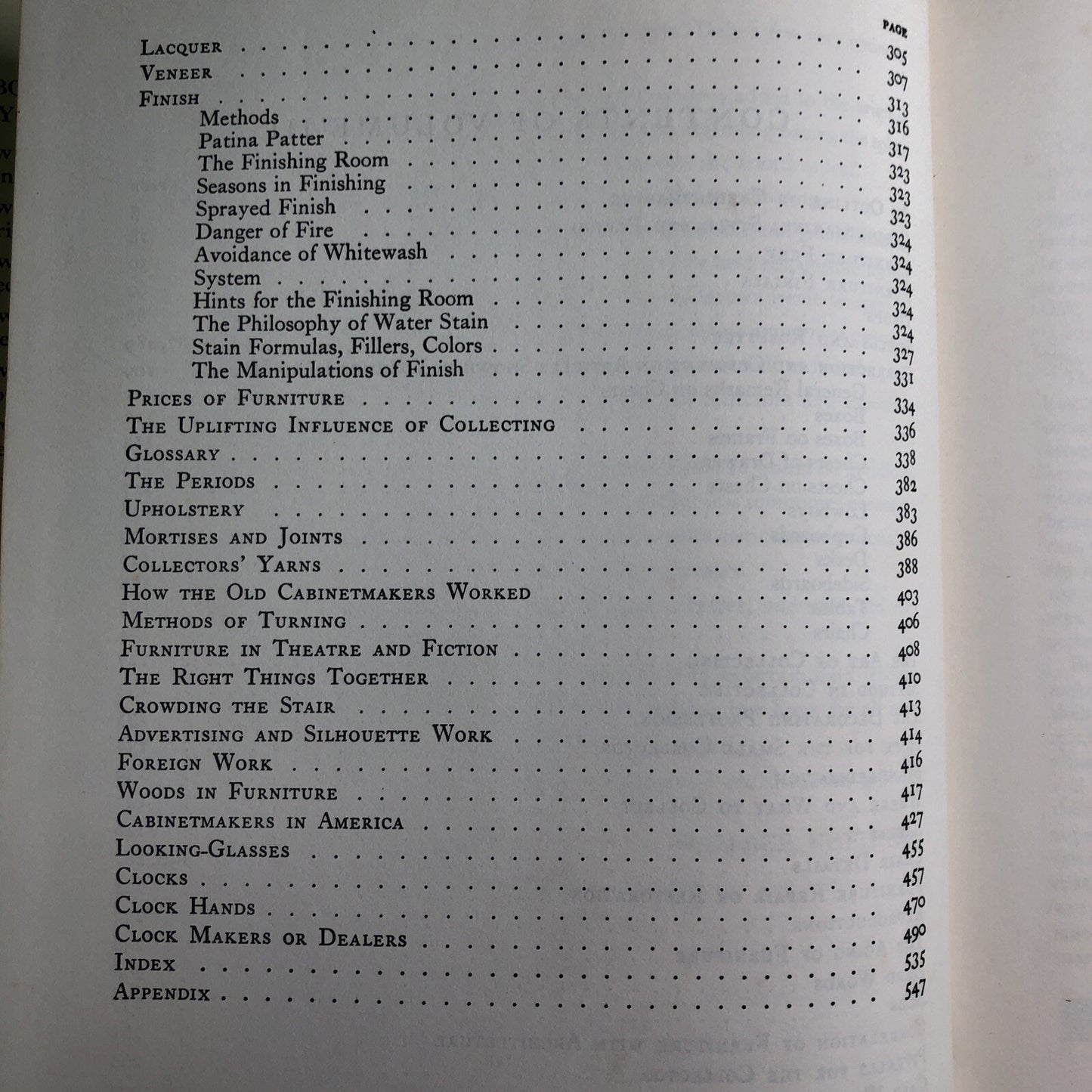 FURNITURE TREASURY VOL III by W. NUTTING HB DJ ILLUST. 1933 10th Printing 1971