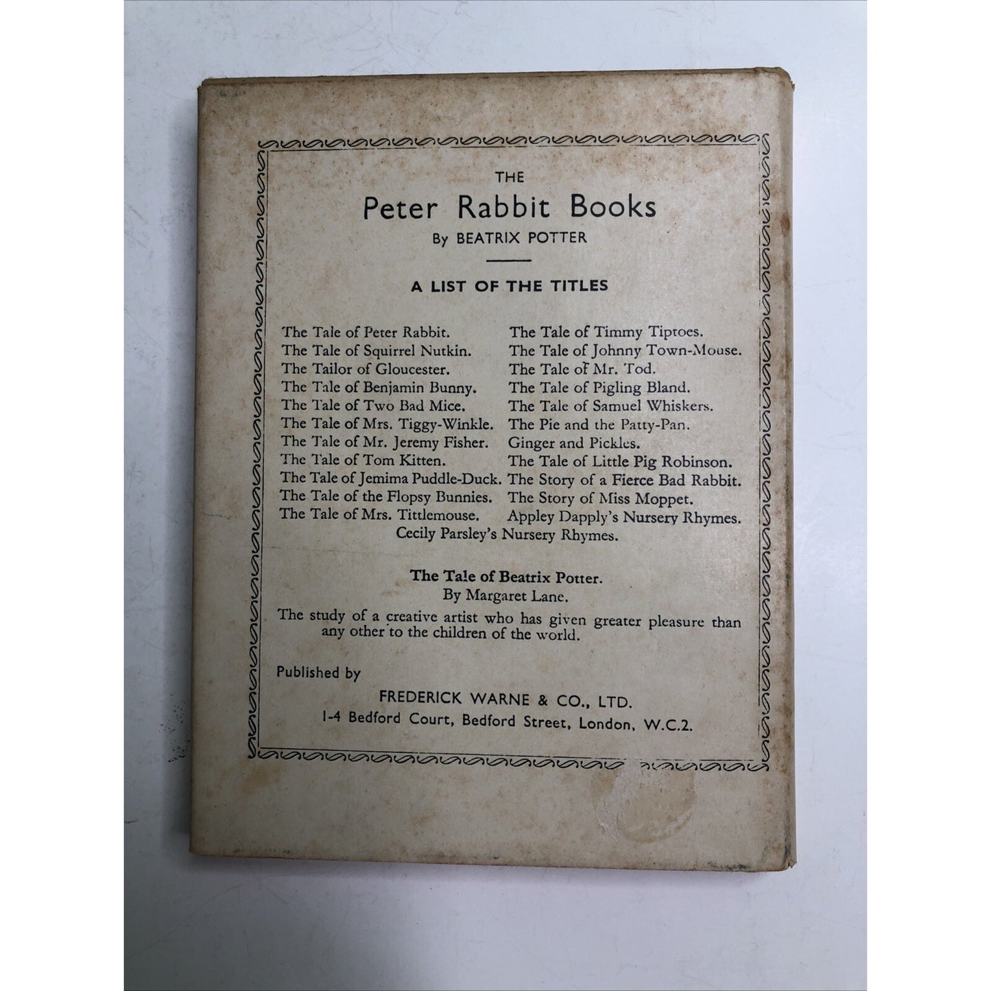 Beatrix Potter: Hanes Meistres Tigi-Dwt (1947) - Rare early Welsh Tiggy-Winkle